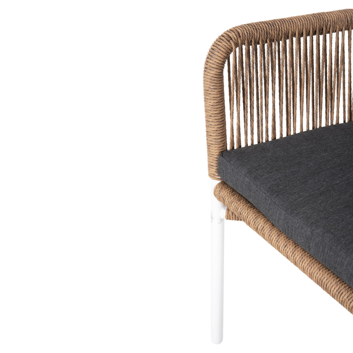 ΚΑΝΑΠΕΣ ΕΞ.ΧΩΡΟΥ BAFFIN HM6054.01 ΑΛΟΥΜΙΝΙΟ ΛΕΥΚΟ-ΣΥΝΘ.RATTAN ΜΠΕΖ-ΑΝΘΡΑΚΙ ΜΑΞΙΛΑΡΙΑ - Image 9