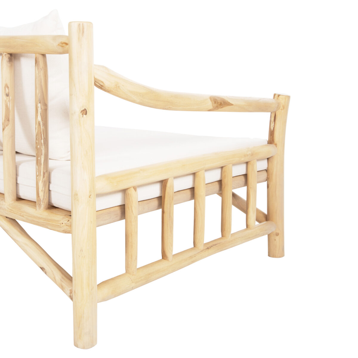 ΚΑΝΑΠΕΣ ΤΡΙΘΕΣΙΟΣ TORC HM9339 ΑΠΟ ΜΑΣΙΦ ΞΥΛΟ TΕΑK ΦΥΣΙΚΟ - ΛΕΥΚΟ 200x100x80Yεκ. - Image 8