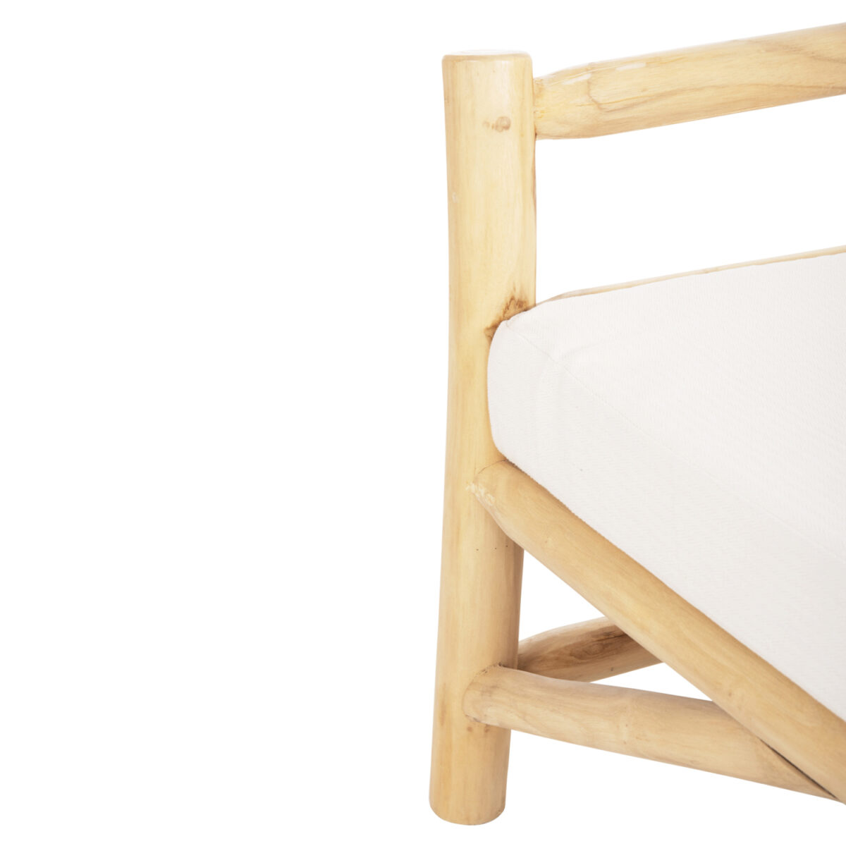 ΚΑΝΑΠΕΣ ΤΡΙΘΕΣΙΟΣ TORC HM9339 ΑΠΟ ΜΑΣΙΦ ΞΥΛΟ TΕΑK ΦΥΣΙΚΟ - ΛΕΥΚΟ 200x100x80Yεκ. - Image 9