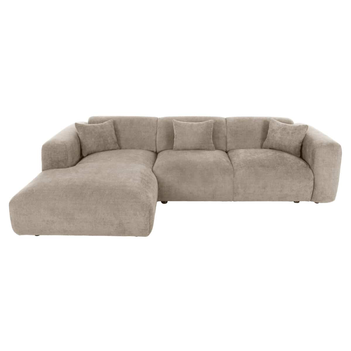 ΚΑΝΑΠΕΣ ΓΩΝΙΑ (ΑΡΙΣΤΕΡΗ) BRICKEN HM3275.01L ΜΠΕΖ ΥΦΑΣΜΑ 110-282x98-160x72Υεκ. - Image 3