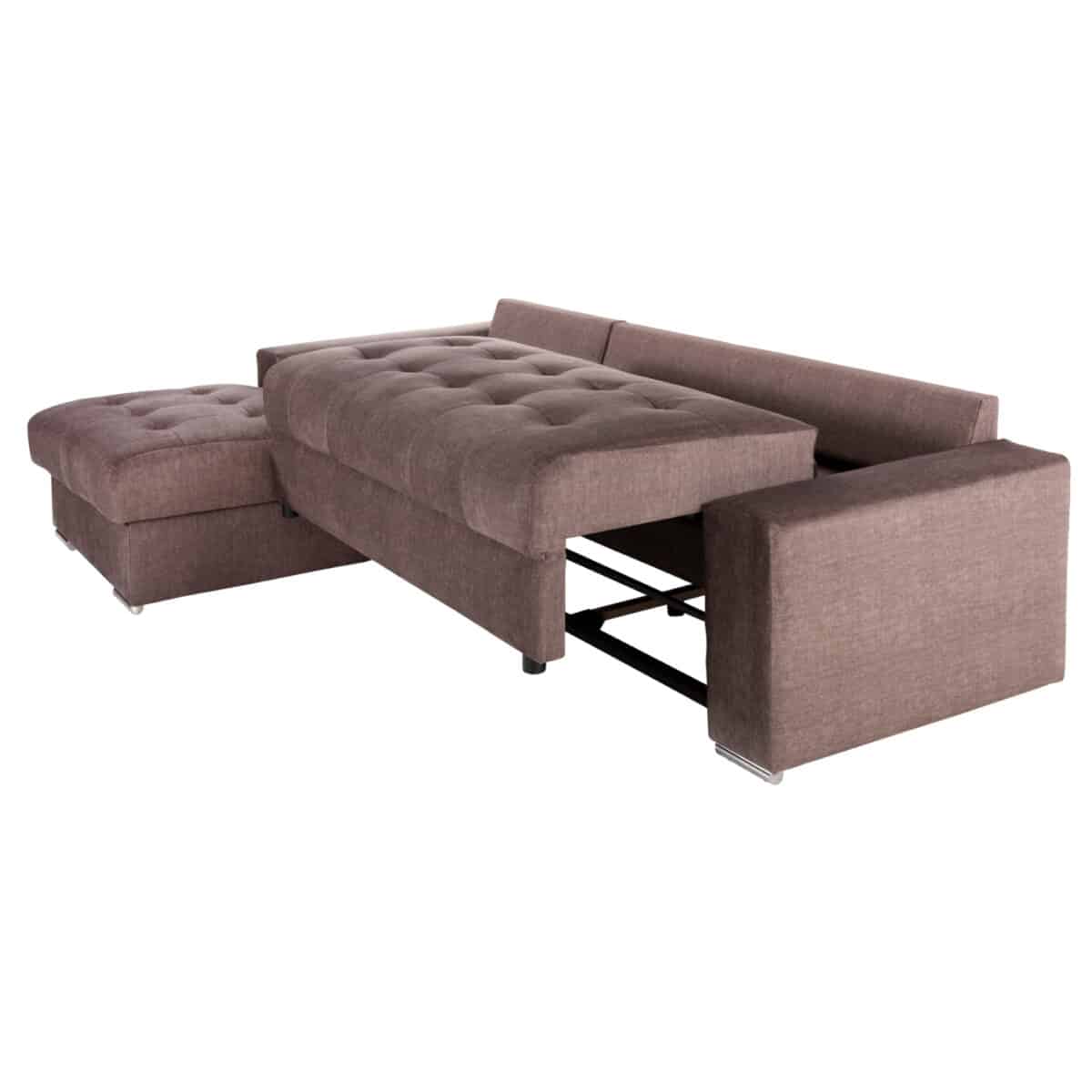 ΚΑΝΑΠΕΣ-ΚΡΕΒΑΤΙ-ΑΡΙΣΤ.ΓΩΝΙΑ-ΜΕ ΑΠΟΘ.ΧΩΡΟ CLANCY HM3281.03L ΚΑΦΕ ΥΦΑΣΜΑ 308x181x92Υεκ - Image 5