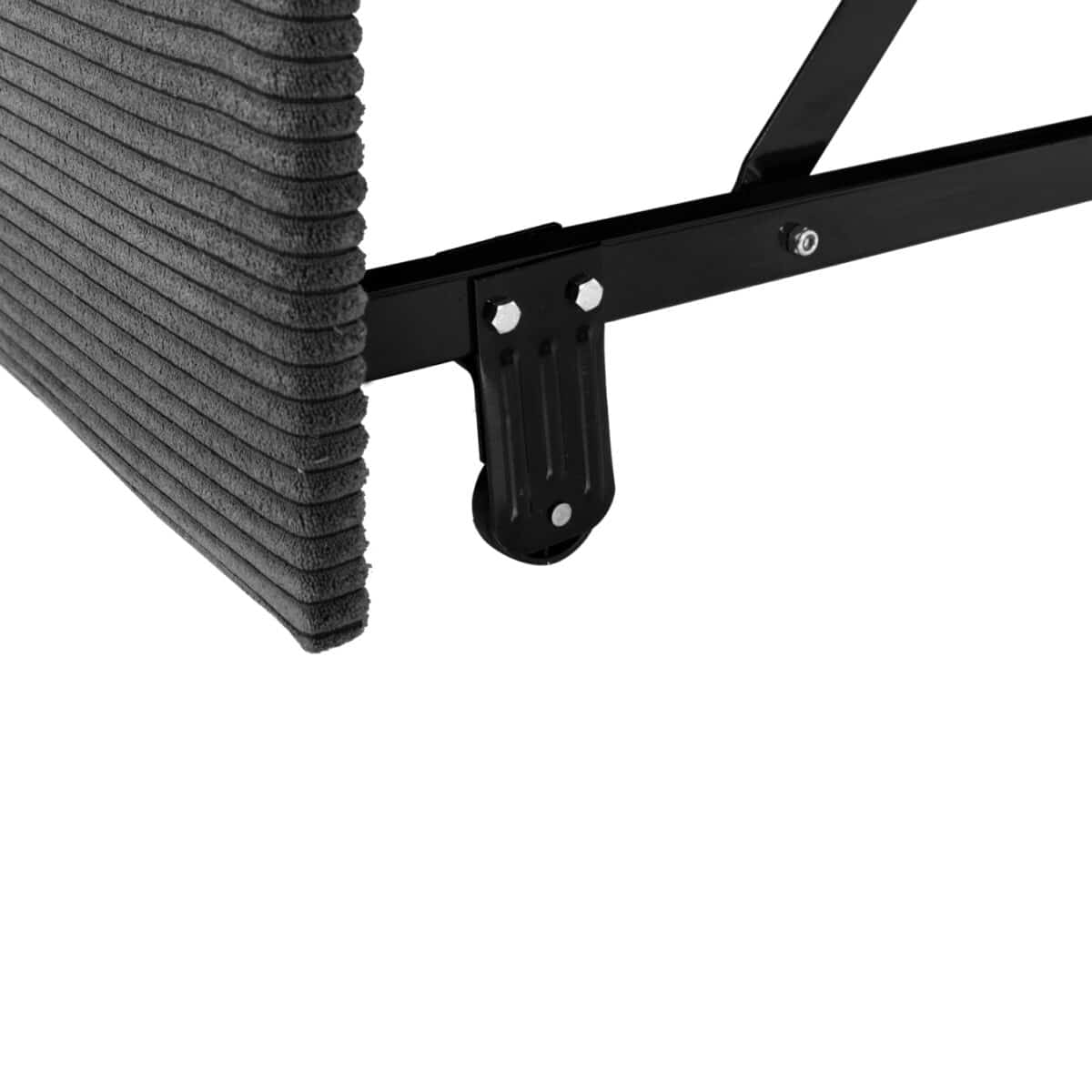 ΚΑΝΑΠΕΣ-ΚΡΕΒΑΤΙ-ΑΡΙΣΤ.ΓΩΝΙΑ ΜΕ ΑΠΟΘ.ΧΩΡΟ ALDO HM3276.02L ΑΝΘΡΑΚΙ ΥΦΑΣΜΑ 256x159x87Υεκ - Image 8