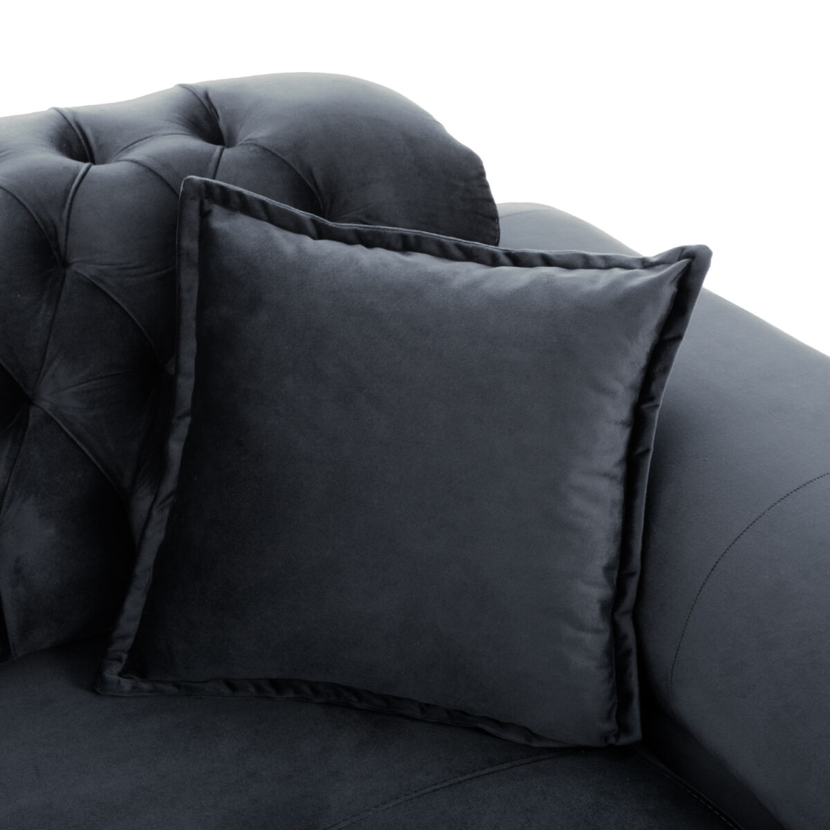 ΚΑΝΑΠΕΣ ΚΡΕΒΑΤΙ BENNINGTON 2ΘΕΣΙΟΣ ΜΑΥΡΟΣ HM3250.01 180x95x80 εκ. - Image 10