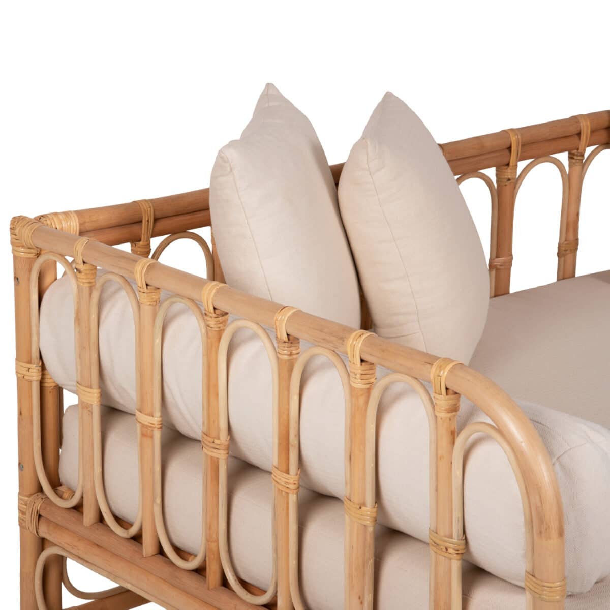 ΚΑΝΑΠΕΣ-ΚΡΕΒΑΤΙ ΕΞ. ΧΩΡΟΥ LIGNANO HM9660 RATTAΝ ΦΥΣΙΚΟ-ΜΠΕΖ ΜΑΞΙΛΑΡΙΑ 200x100x75Υεκ. - Image 9