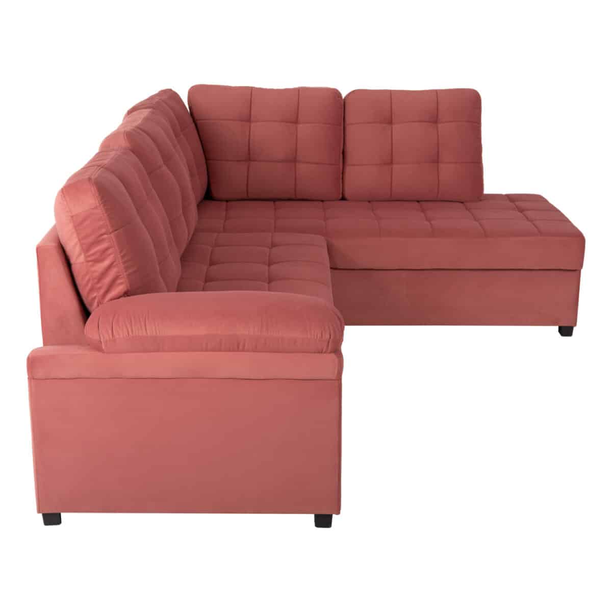 ΚΑΝΑΠΕΣ ΚΡΕΒΑΤΙ JADE HM3144.03R ΔΕΞΙΑ ΓΩΝΙΑ ΣΑΠΙΟ ΜΗΛΟ ΒΕΛΟΥΔΟ 250x80-180x73-88Υεκ. - Image 5