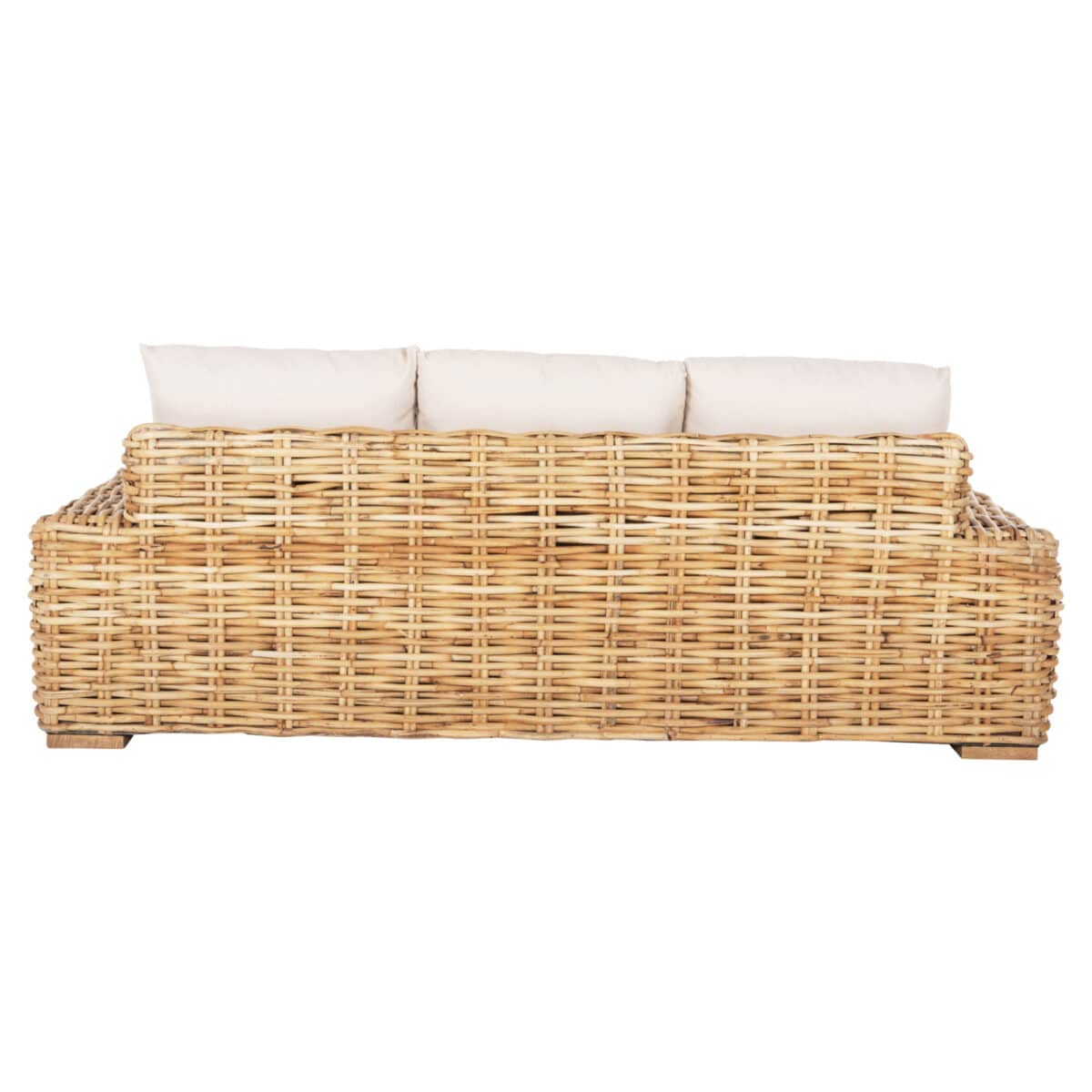 ΚΑΝΑΠΕΣ ΤΡΙΘΕΣΙΟΣ ΕΞ.ΧΩΡΟΥ TROPEL HM9808 ΞΥΛΟ MANGO-RATTAN ΦΥΣΙΚΟ-ΛΕΥΚΑ ΜΑΞΙΛΑΡΙΑ 216x88x85Υεκ - Image 6