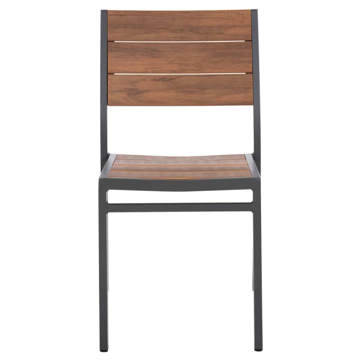 karekla-aloyminioy-fb9606302-skoyro-gkri-2 ΚΑΡΕΚΛΑ ΑΛΟΥΜΙΝΙΟΥ SAGA HM6063.02 ΣΚΟΥΡΟ ΓΚΡΙ ΜΕ POLYWOOD 46x52x86Υεκ. - Image 3