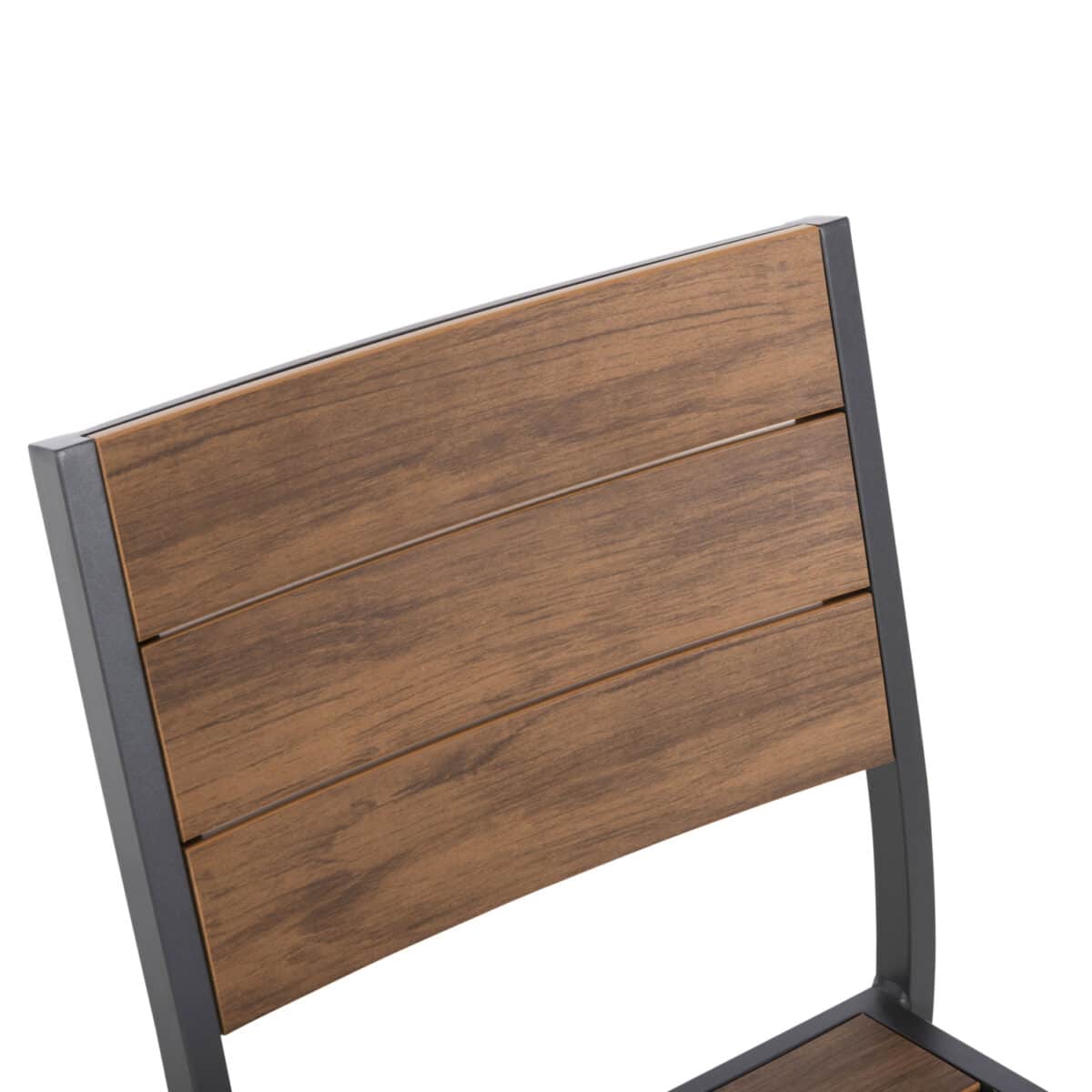 karekla-aloyminioy-fb9606302-skoyro-gkri-6 ΚΑΡΕΚΛΑ ΑΛΟΥΜΙΝΙΟΥ SAGA HM6063.02 ΣΚΟΥΡΟ ΓΚΡΙ ΜΕ POLYWOOD 46x52x86Υεκ. - Image 7