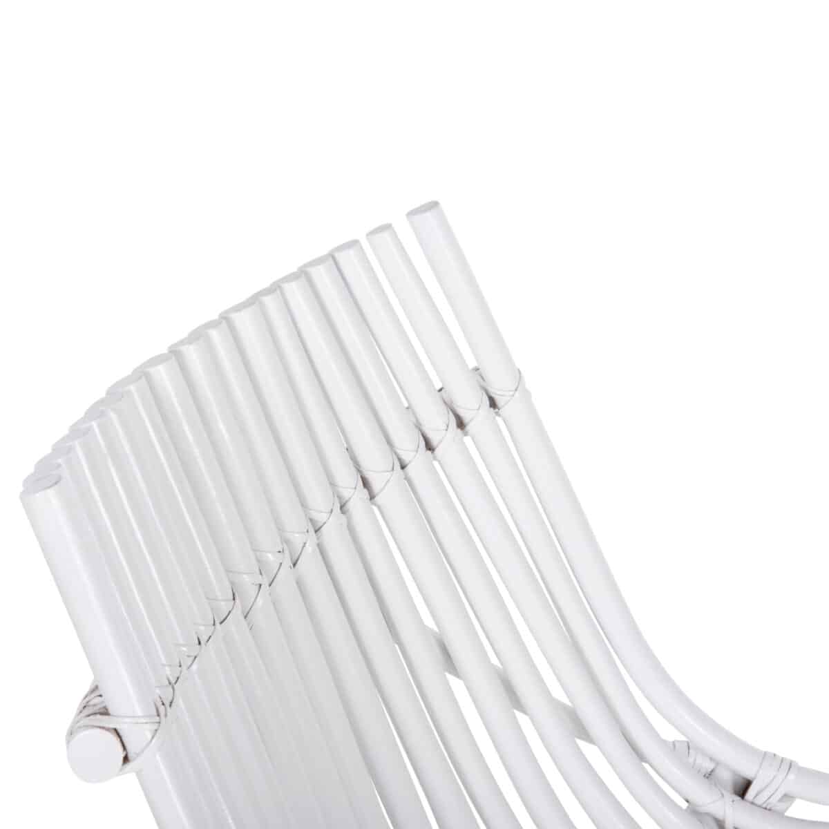 ΚΑΡΕΚΛΑ ΕΞΩΤ.ΧΩΡΟΥ CELLION HM9812.03 ΡΑΒΔΟΙ RATTAN ΣΕ ΛΕΥΚΟ ΧΡΩΜΑ 76x72x83Υεκ. - Image 8