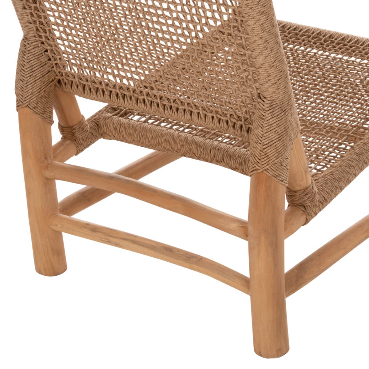 ΚΑΡΕΚΛΑ LONDER HM5986 ΞΥΛΟ TEAK ΣΕ ΦΥΣΙΚΟ ΚΑΙ ΣΥΝΘΕΤΙΚΟ RATTAN 63x77x77Υεκ. - Image 10