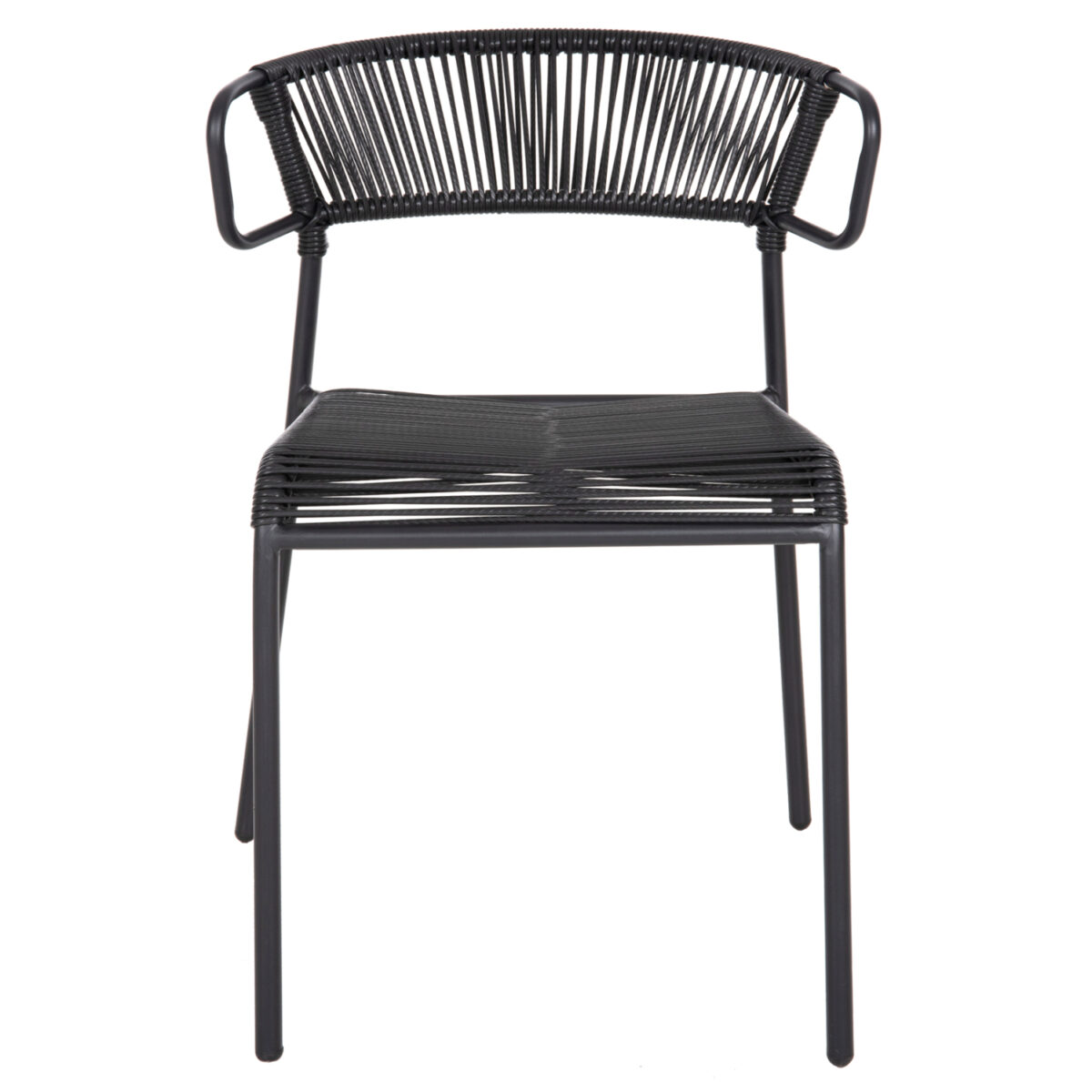 ΚΑΡΕΚΛΑ SUKI HM6053.02 ΜΕΤΑΛΛO KAI ΣΥΝΘΕΤΙΚΟ RATTAN ΣΕ ΜΑΥΡΟ 54x62x80Υεκ - Image 3