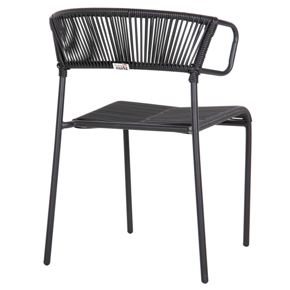 ΚΑΡΕΚΛΑ SUKI HM6053.02 ΜΕΤΑΛΛO KAI ΣΥΝΘΕΤΙΚΟ RATTAN ΣΕ ΜΑΥΡΟ 54x62x80Υεκ - Image 5