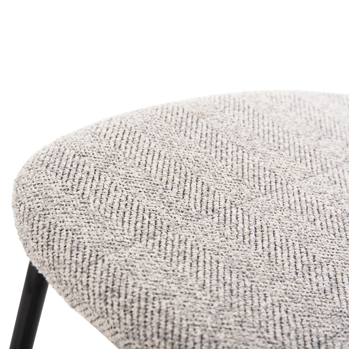 ΚΑΡΕΚΛΑ DORY HM9855.03 ΜΕΤΑΛΛΙΚΟΣ ΣΚΕΛΕΤΟΣ ΜΑΥΡΟΣ-ΑΝΟΙΧΤΟ ΓΚΡΙ ΥΦΑΣΜΑ 48,5x61x76Υεκ. - Image 9