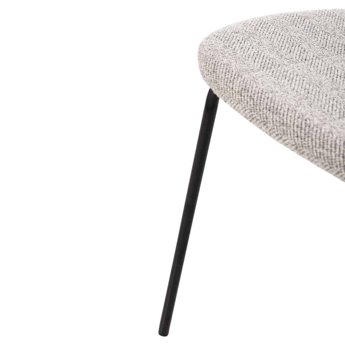 ΚΑΡΕΚΛΑ DORY HM9855.03 ΜΕΤΑΛΛΙΚΟΣ ΣΚΕΛΕΤΟΣ ΜΑΥΡΟΣ-ΑΝΟΙΧΤΟ ΓΚΡΙ ΥΦΑΣΜΑ 48,5x61x76Υεκ. - Image 10