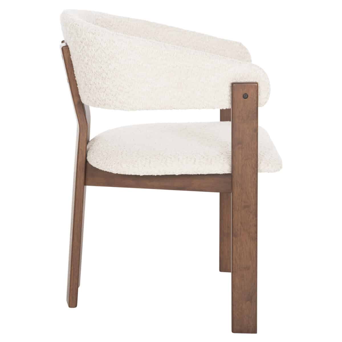 karekla-fb9997003-rubberwood-se-karydi-e-3 ΚΑΡΕΚΛΑ ZARRA HM9970.03 RUBBERWOOD ΣΕ ΚΑΡΥΔΙ-ΕΚΡΟΥ ΜΠΟΥΚΛΕ ΥΦΑΣΜΑ 55,5x59x81,5Υεκ - Image 4