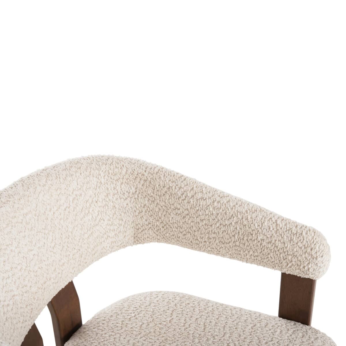 karekla-fb9997003-rubberwood-se-karydi-e-7 ΚΑΡΕΚΛΑ ZARRA HM9970.03 RUBBERWOOD ΣΕ ΚΑΡΥΔΙ-ΕΚΡΟΥ ΜΠΟΥΚΛΕ ΥΦΑΣΜΑ 55,5x59x81,5Υεκ - Image 8