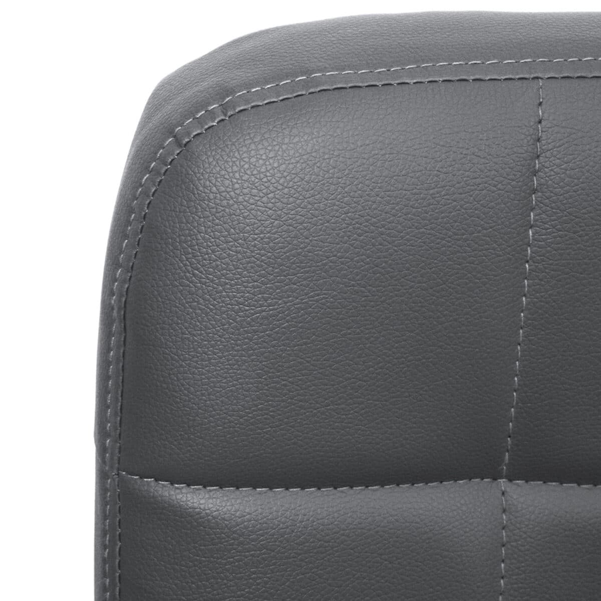 ΚΑΡΕΚΛΑ ΓΡΑΦΕΙΟΥ PORTIMA HM1197.03 ΓΚΡΙ PVC-ΜΑΥΡΟΣ NYLON ΣΚΕΛΕΤΟΣ & ΒΑΣΗ 66.5x60x97Υεκ - Image 7