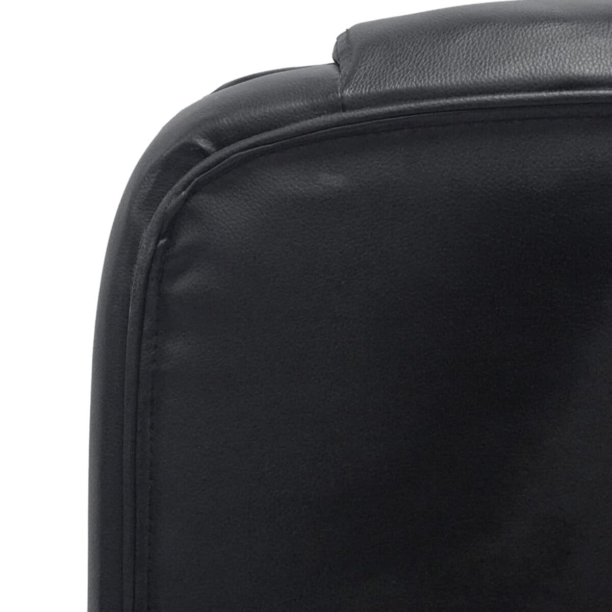 ΚΑΡΕΚΛΑ ΓΡΑΦΕΙΟΥ LAGOM HM1198 ΜΑΥΡO PVC-ΜΕΤΑΛ.ΒΑΣΗ-ΜΑΥΡΟ NYLON ΣΚΕΛΕΤΟΣ 60x70x104Υεκ - Image 7