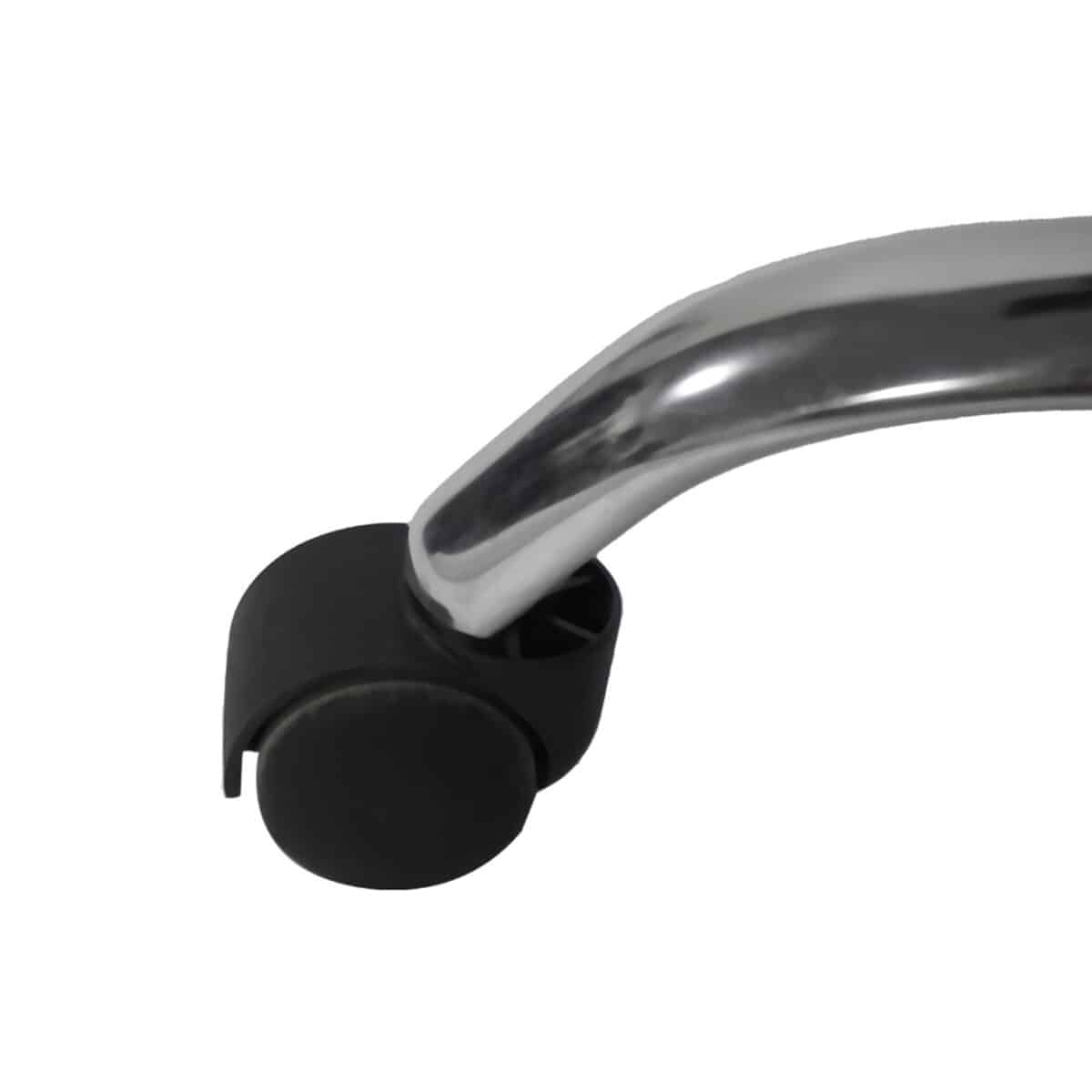 ΚΑΡΕΚΛΑ ΓΡΑΦΕΙΟΥ LAGOM HM1198 ΜΑΥΡO PVC-ΜΕΤΑΛ.ΒΑΣΗ-ΜΑΥΡΟ NYLON ΣΚΕΛΕΤΟΣ 60x70x104Υεκ - Image 8