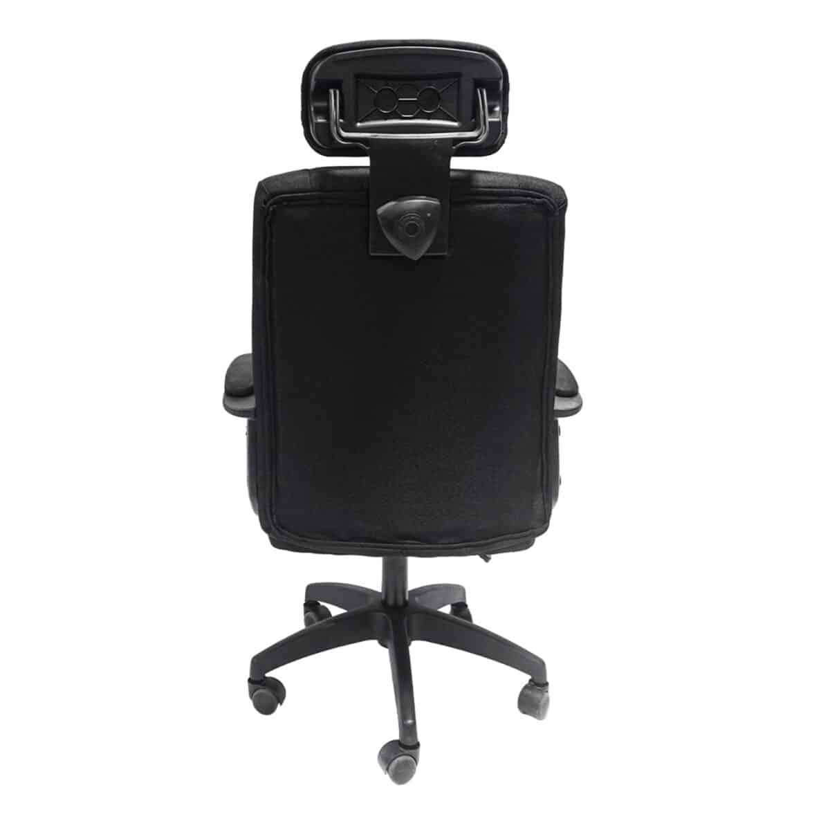 ΚΑΡΕΚΛΑ ΓΡΑΦΕΙΟΥ NIMBLE HM1199.11 ΜΑΥΡΟ ΥΦΑΣΜΑ-ΜΑΥΡΟΣ ΣΚΕΛΕΤΟΣ & ΒΑΣΗ 59x64x122Υεκ - Image 5