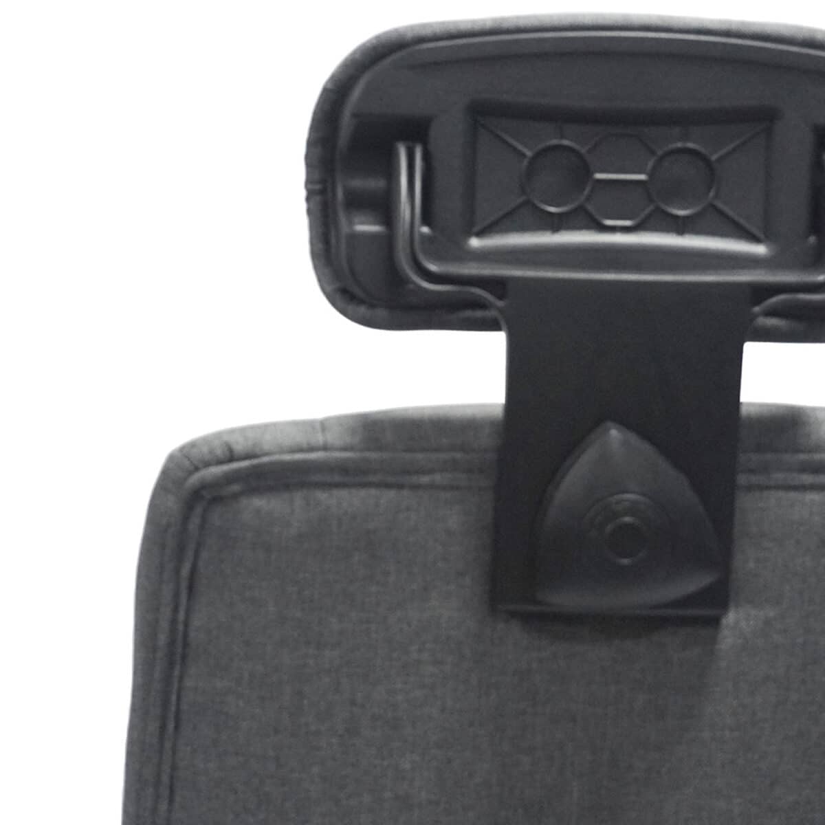 ΚΑΡΕΚΛΑ ΓΡΑΦΕΙΟΥ NIMBLE HM1199.12 ΓΚΡΙ ΥΦΑΣΜΑ-ΜΑΥΡΟΣ ΣΚΕΛΕΤΟΣ&ΒΑΣΗ NYLON 59x64x122Υεκ - Image 7