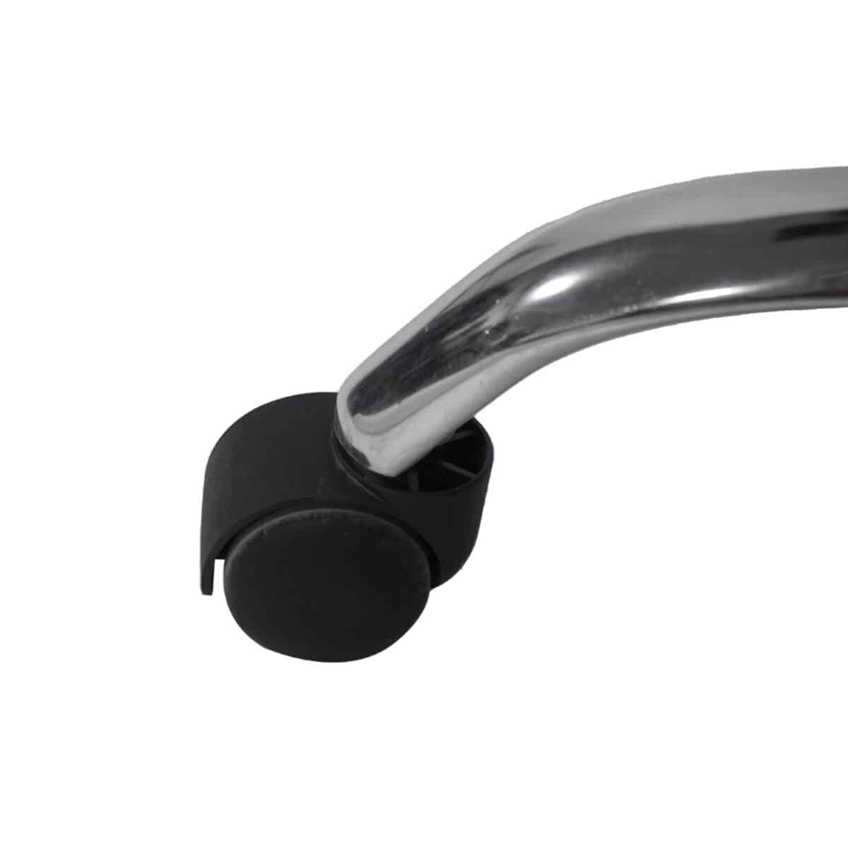 ΚΑΡΕΚΛΑ ΓΡΑΦΕΙΟΥ CANAN HM1201 ΜΑΥΡO PVC-ΒΑΣΗ ΧΡΩΜΙΟΥ 66x61x105Υεκ. - Image 8