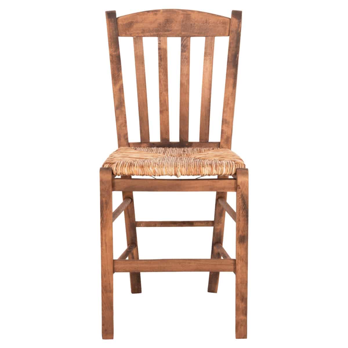 ΚΑΡΕΚΛΑ ΚΑΦΕΝΕΙΟΥ MONTE HM10383.01 ΞΥΛΟ ΟΞΙΑΣ ΣΕ ΚΑΡΥΔΙ-ΨΑΘΑ SEAGRASS 43x41x87Υεκ. - Image 3