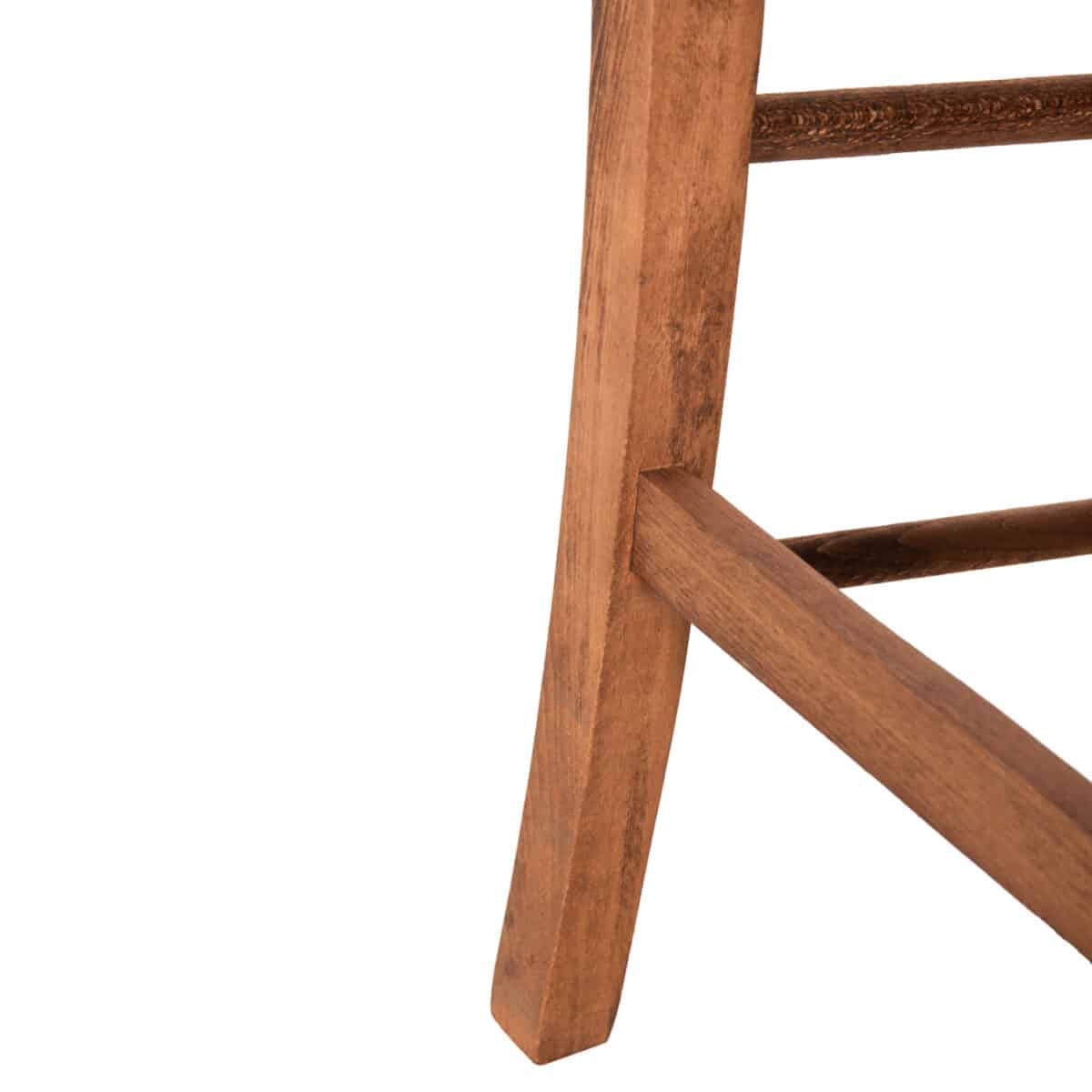 ΚΑΡΕΚΛΑ ΚΑΦΕΝΕΙΟΥ MONTE HM10383.01 ΞΥΛΟ ΟΞΙΑΣ ΣΕ ΚΑΡΥΔΙ-ΨΑΘΑ SEAGRASS 43x41x87Υεκ. - Image 9