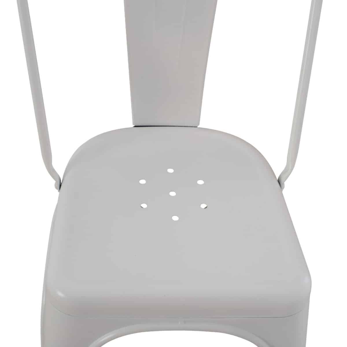 ΚΑΡΕΚΛΑ ΜΕΤΑΛΛΙΚΗ MELITA-PRO HM8641.41 ΛΕΥΚΟ ΜΑΤ 44x47x84.5Υεκ. - Image 8