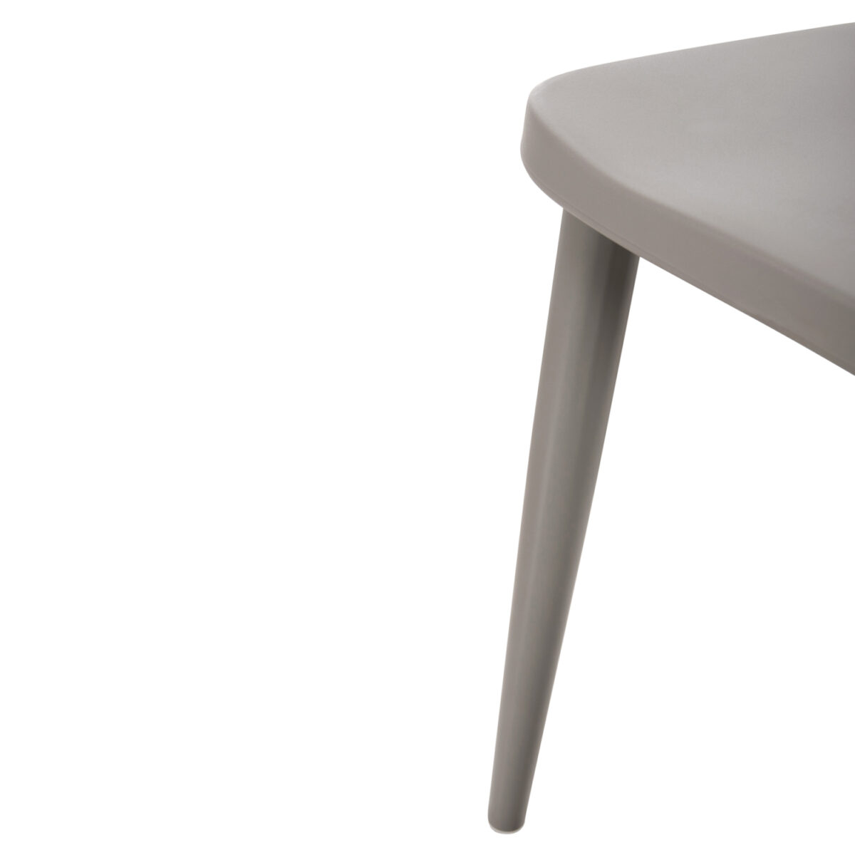 ΚΑΡΕΚΛΑ ΤΡΑΠΕΖΑΡΙΑΣ HM8052.22 VANESSA ΓΚΡΙ ΜΕ ΜΕΤΑΛΛΙΚΑ ΠΟΔΙΑ 42,5x44x81Υ εκ. - Image 9