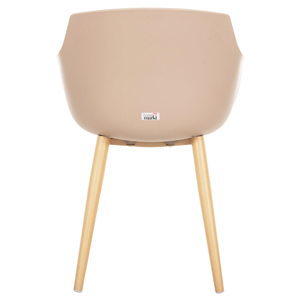 ΚΑΡΕΚΛΑ ΤΡΑΠΕΖΑΡΙΑΣ LUCIE HM8242.11 CAPUCCINO PP-ΜΕΤΑΛ. ΠΟΔΙΑ ΟΨΗ ΞΥΛΟΥ 56x55,5x80Υεκ - Image 6