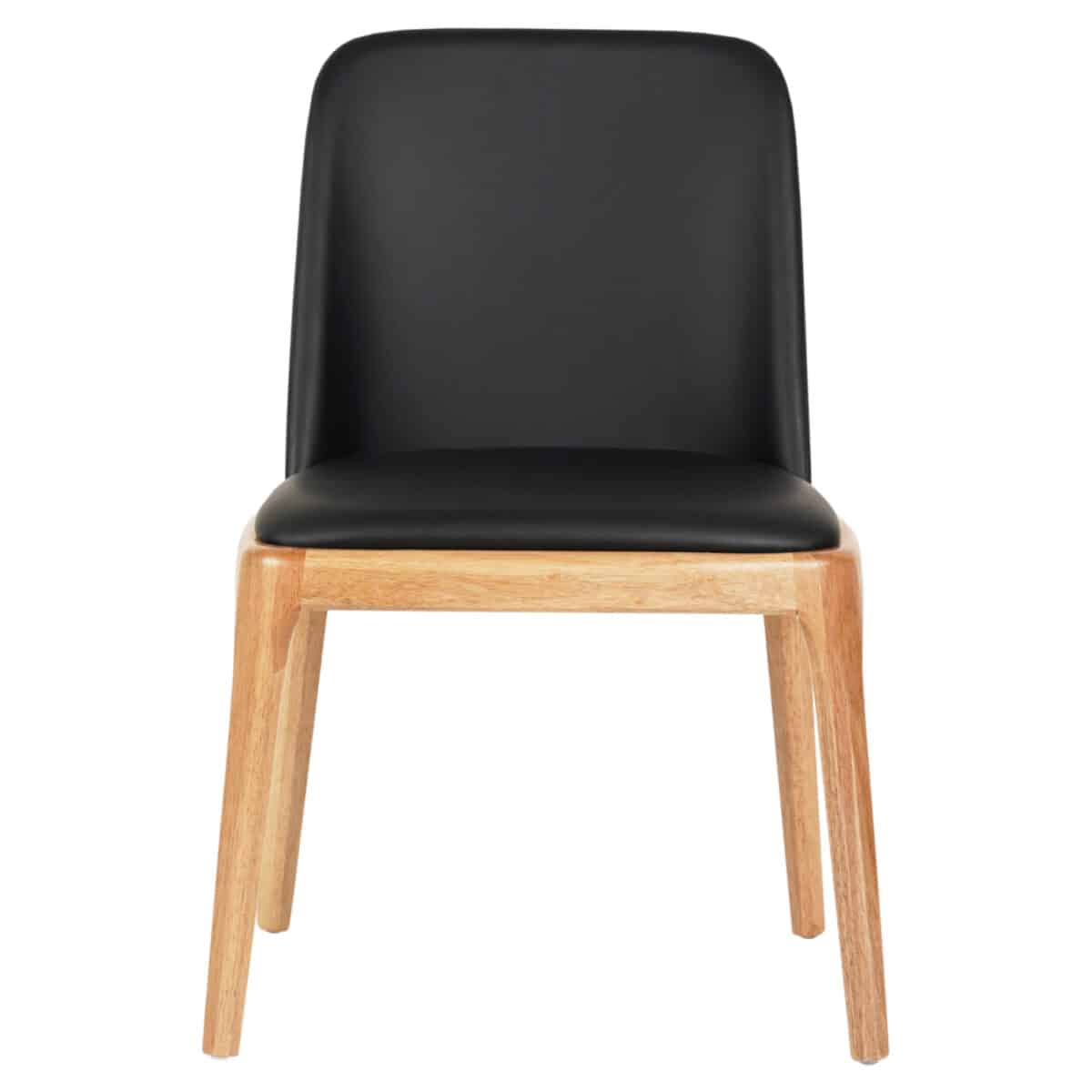 KΑΡΕΚΛΑ ΤΡΑΠΕΖΑΡΙΑΣ FURLAN HM9944.01 RUBBERWOOD-ΜΑΥΡΟ PU 54,5x58x86Υεκ - Image 3