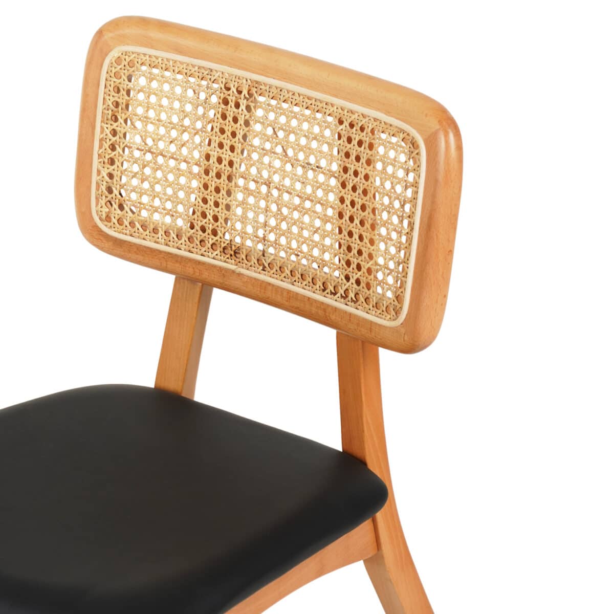 KΑΡΕΚΛΑ ΤΡΑΠΕΖΑΡΙΑΣ LUFFY HM9953.01 ΞΥΛΟ ΟΞΙΑΣ ΦΥΣΙΚΟ-ΜΑΥΡΟ PU 47x60x80Υεκ. - Image 6