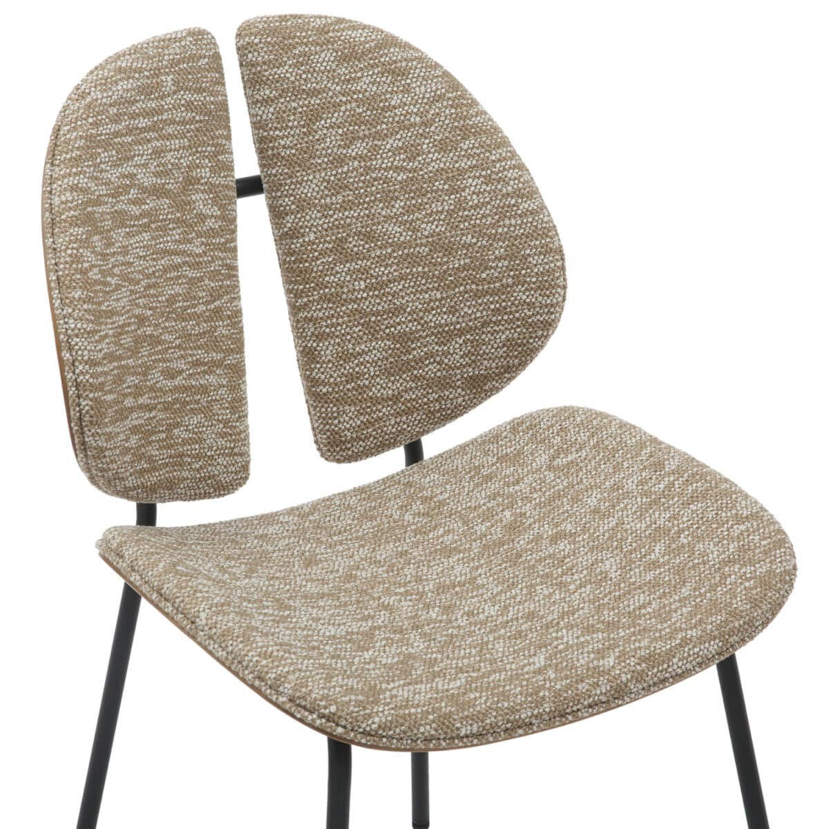 karekla-trapezarias-fb9998201-mayro-meta-6 ΚΑΡΕΚΛΑ ΤΡΑΠΕΖΑΡΙΑΣ LUNGS HM9982.01 ΜΑΥΡΟ ΜΕΤΑΛΛΟ-ΜΠΕΖ ΥΦΑΣΜΑ 49x53,5x80Υεκ. - Image 7