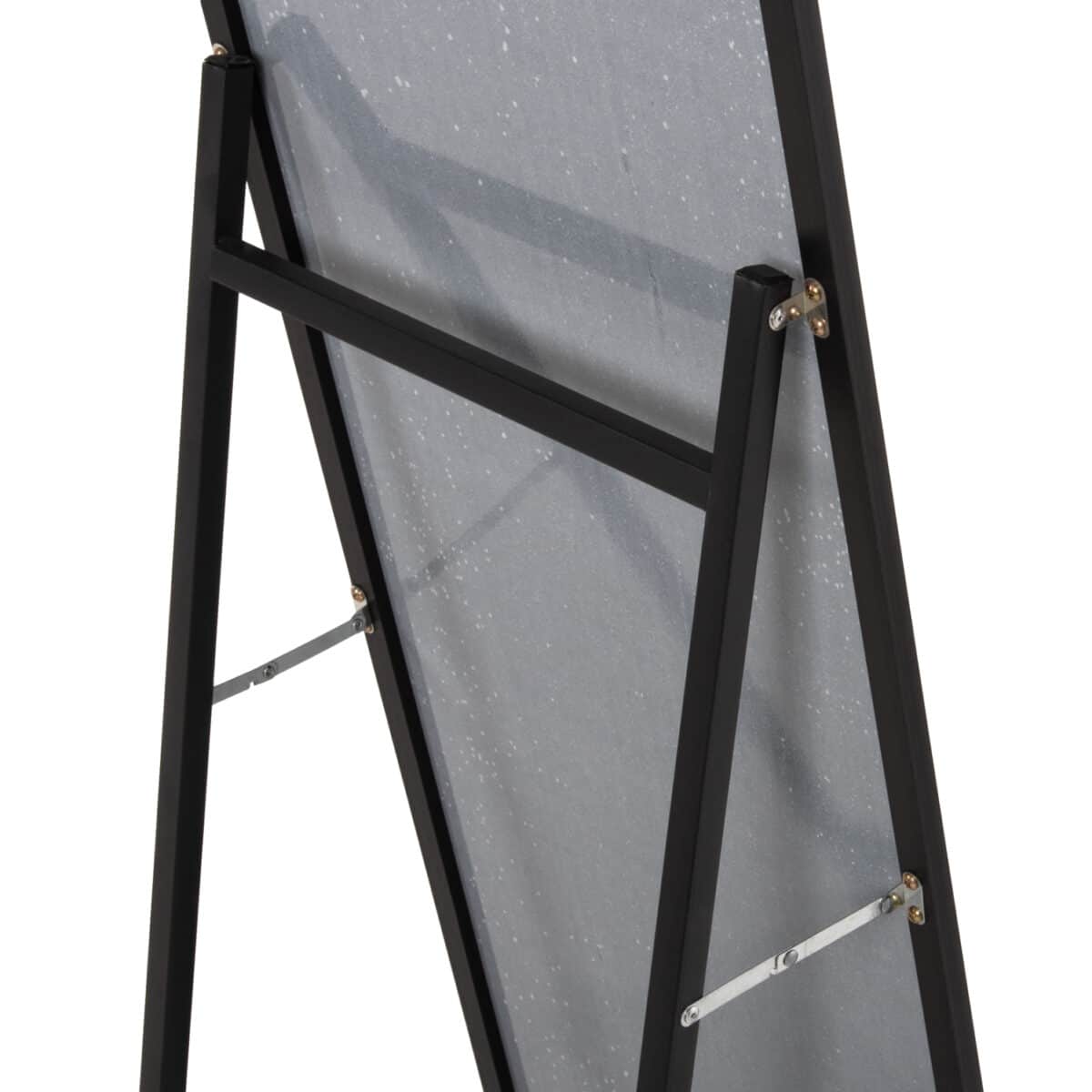 ΚΑΘΡΕΠΤΗΣ ΔΑΠΕΔΟΥ JOELY HM9578.01 ΣΚΕΛΕΤΟΣ ΑΛΟΥΜΙΝΙΟΥ ΣΕ ΜΑΥΡΟ ΧΡΩΜΑ 40x31x160Υεκ. - Image 8