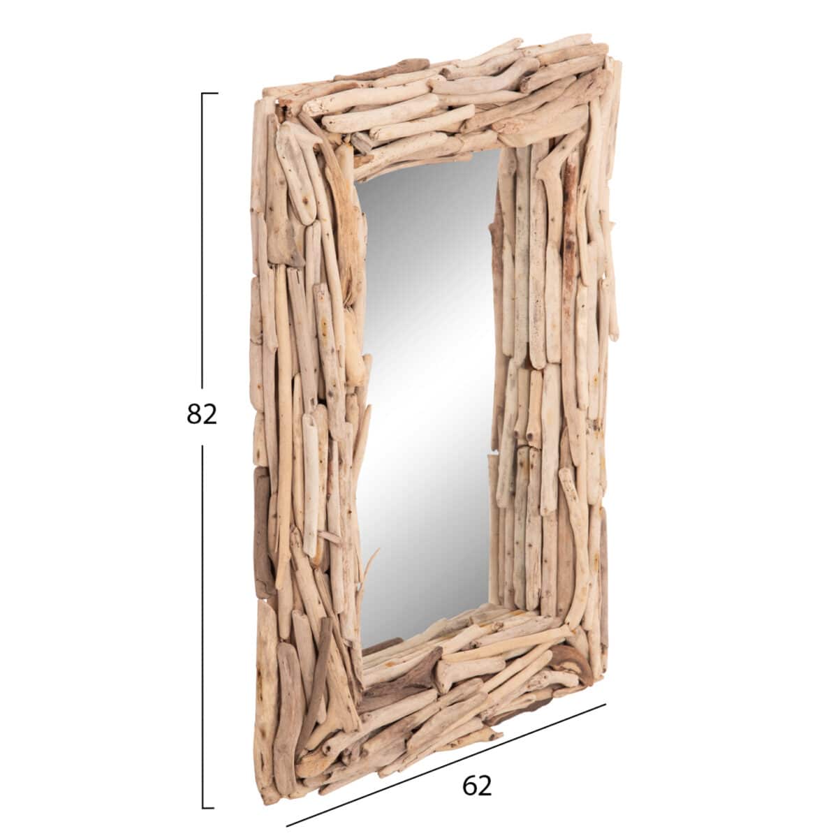 ΚΑΘΡΕΠΤΗΣ ΤΟΙΧΟΥ TWIGS HM4440 DRIFTWOOD ΣΕ ΦΥΣΙΚΟ ΧΡΩΜΑ 62x10x82Υεκ. - Image 2