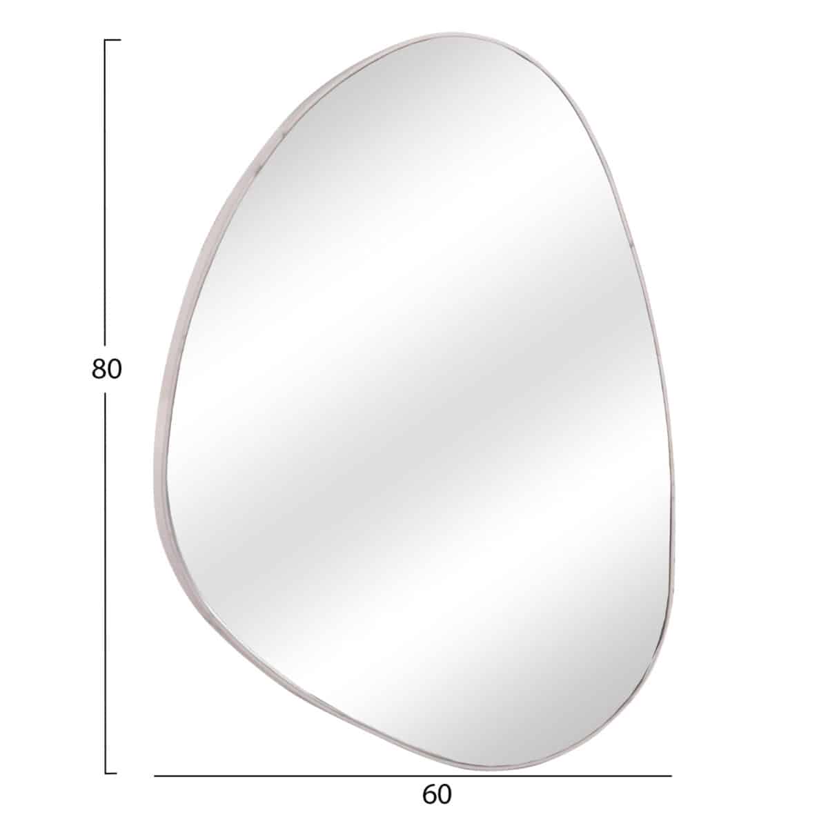 ΚΑΘΡΕΠΤΗΣ ΤΟΙΧΟΥ IRREGU HM4487.05 ΜΕ ΠΛΑΙΣΙΟ MDF ΣΕ WHITE MARBLE ΧΡΩΜΑ 60x80Υεκ. - Image 2