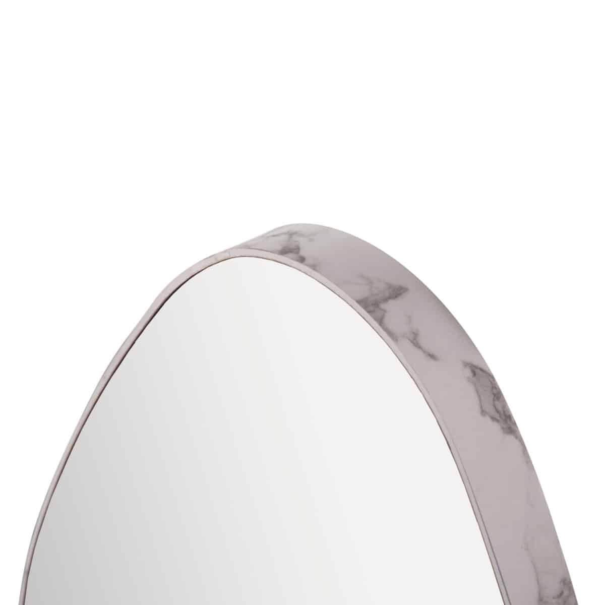 ΚΑΘΡΕΠΤΗΣ ΤΟΙΧΟΥ DROP HM4488.05 ΜΕ ΠΛΑΙΣΙΟ MDF ΣΕ ΧΡΩΜΑΤΙΣΜΟ WHITE MARBLE 50x80Υεκ. - Image 4