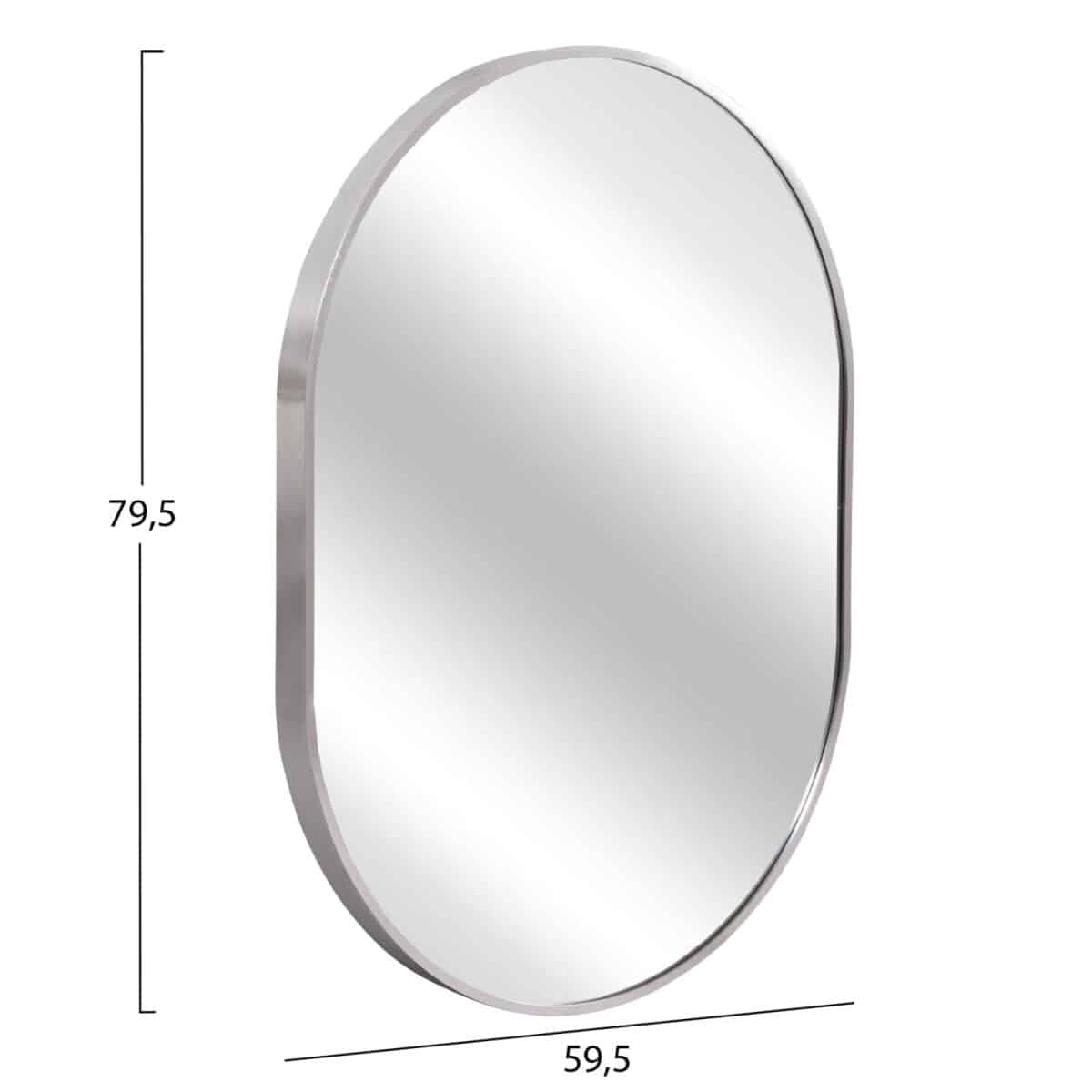 ΚΑΘΡΕΠΤΗΣ ΤΟΙΧΟΥ ΣΕΙΡΑ ARCHER HM4500.40 ΠΛΑΙΣΙΟ ΟΒΑΛ ΑΛΟΥΜΙΝΙΟΥ ΑΣΗΜΙ 59x79Υεκ - Image 2