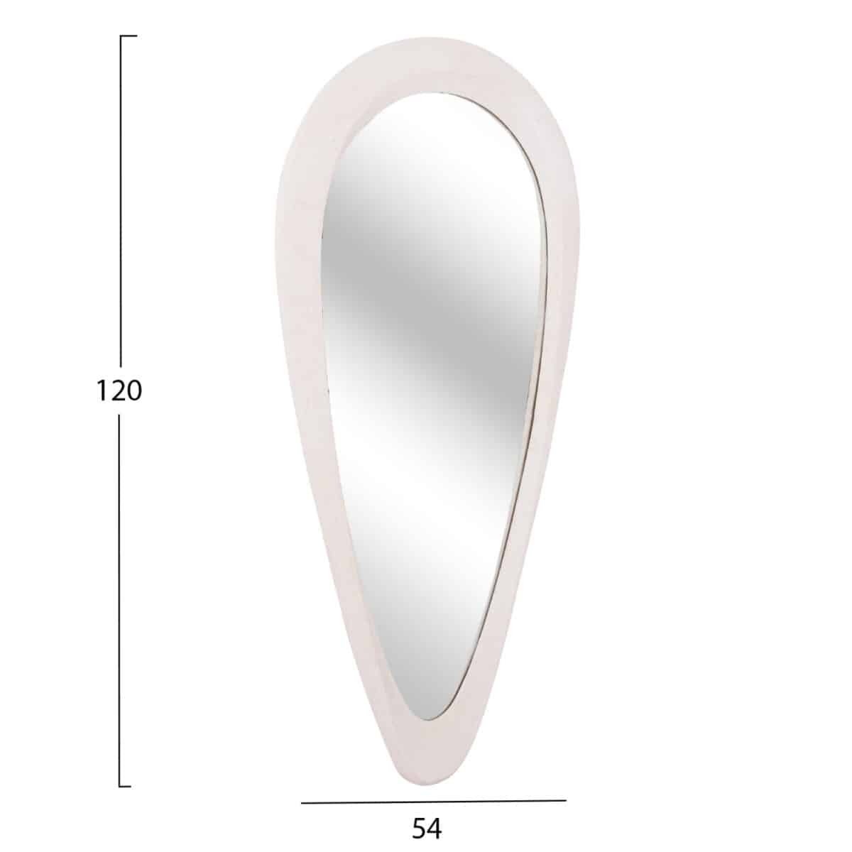 ΚΑΘΡΕΠΤΗΣ ΤΟΙΧΟΥ ΣΕΙΡΑ SANTORINI HM4512 MDF ΣΕ ΥΠΟΛΕΥΚΟ 54x3,5x120Υεκ - Image 2