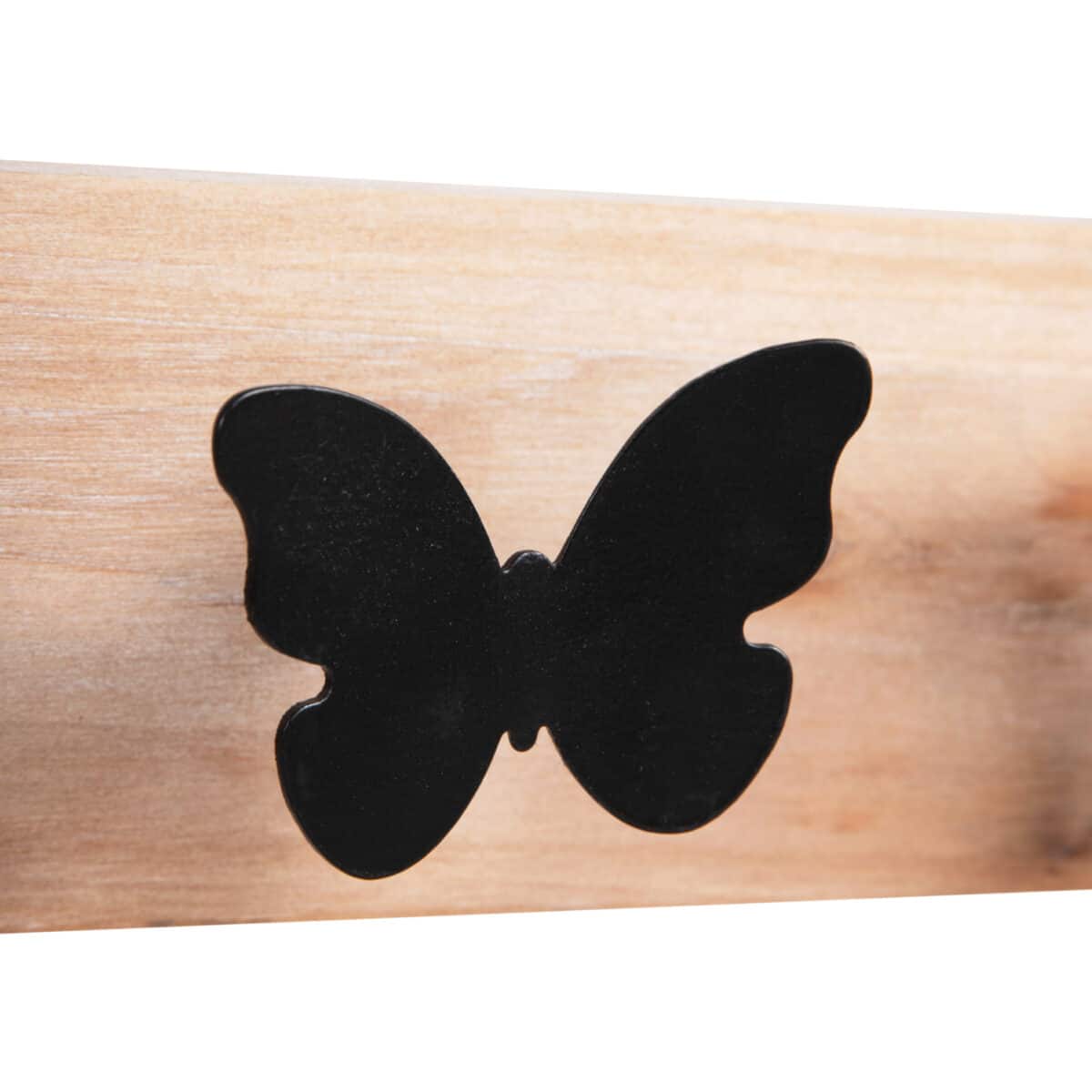 ΚΑΘΡΕΠΤΗΣ ΤΟΙΧΟΥ ΣΤΡΟΓΓΥΛΟΣ SCUTTLE HM4222 FIR WOOD&MDF-BLACK METAL 80x6,5x30,5Υεκ. - Image 6