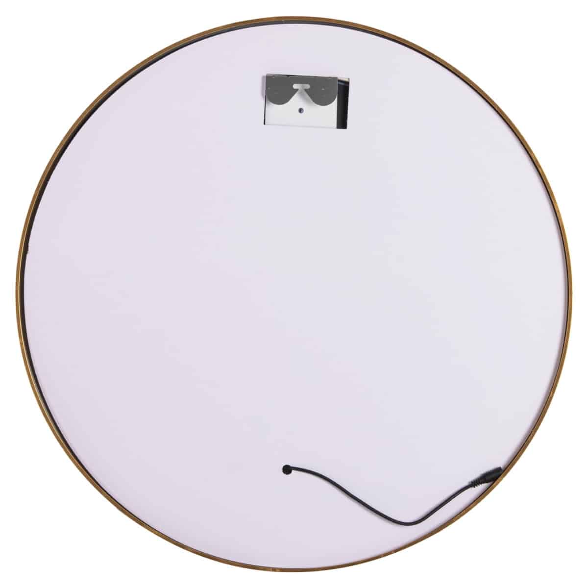 ΚΑΘΡΕΠΤΗΣ ΤΟΙΧΟΥ ΣΤΡΟΓΓΥΛΟΣ ROUNDER HM4503.30 ΑΛΟΥΜΙΝΙΟ ΣΕ ΧΡΥΣΟ-ΦΩΤΙΣΜΟΣ LED Φ80εκ. - Image 4