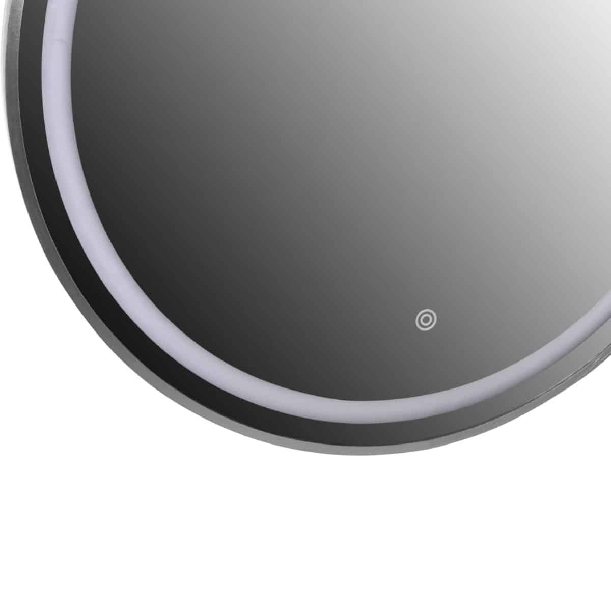 ΚΑΘΡΕΠΤΗΣ ΤΟΙΧΟΥ ΣΤΡΟΓΓΥΛΟΣ ROUNDER HM4503.40 ΑΛΟΥΜΙΝΙΟ ΣΕ ΑΣΗΜΙ-ΦΩΤΙΣΜΟΣ LED Φ80εκ. - Image 5