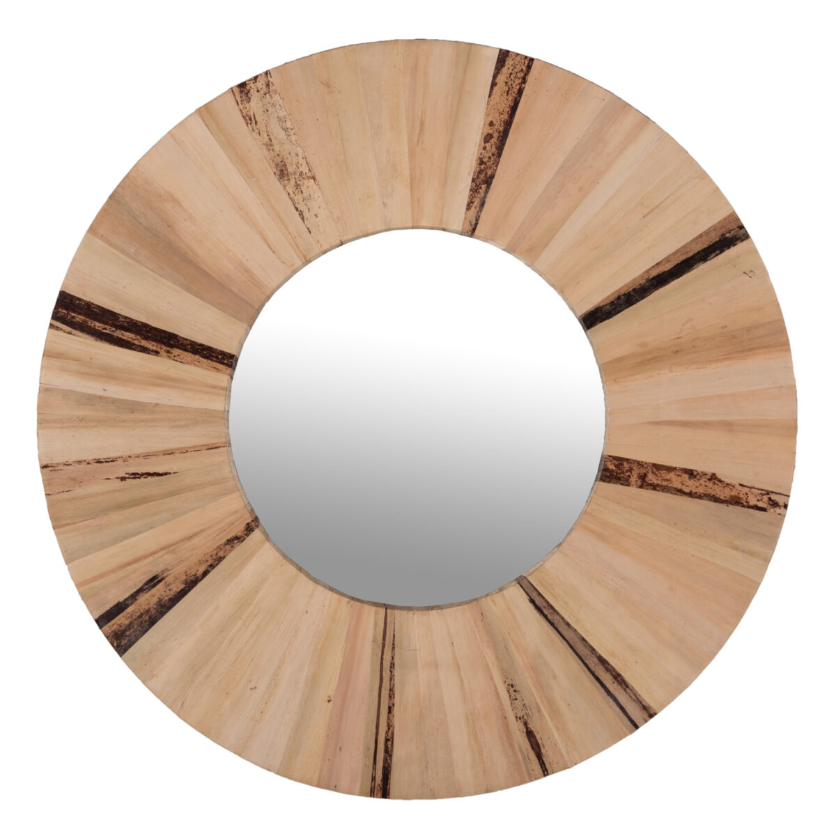 ΚΑΘΡΕΠΤΗΣ ΤΟΙΧΟΥ ΣΤΡΟΓΓΥΛΟΣ HM7838 ΠΛΑΙΣΙΟ ΙΝΕΣ ΦΟΙΝΙΚΑ ΦΥΣΙΚΟ ΧΡΩΜΑ Φ80x4εκ. - Image 3