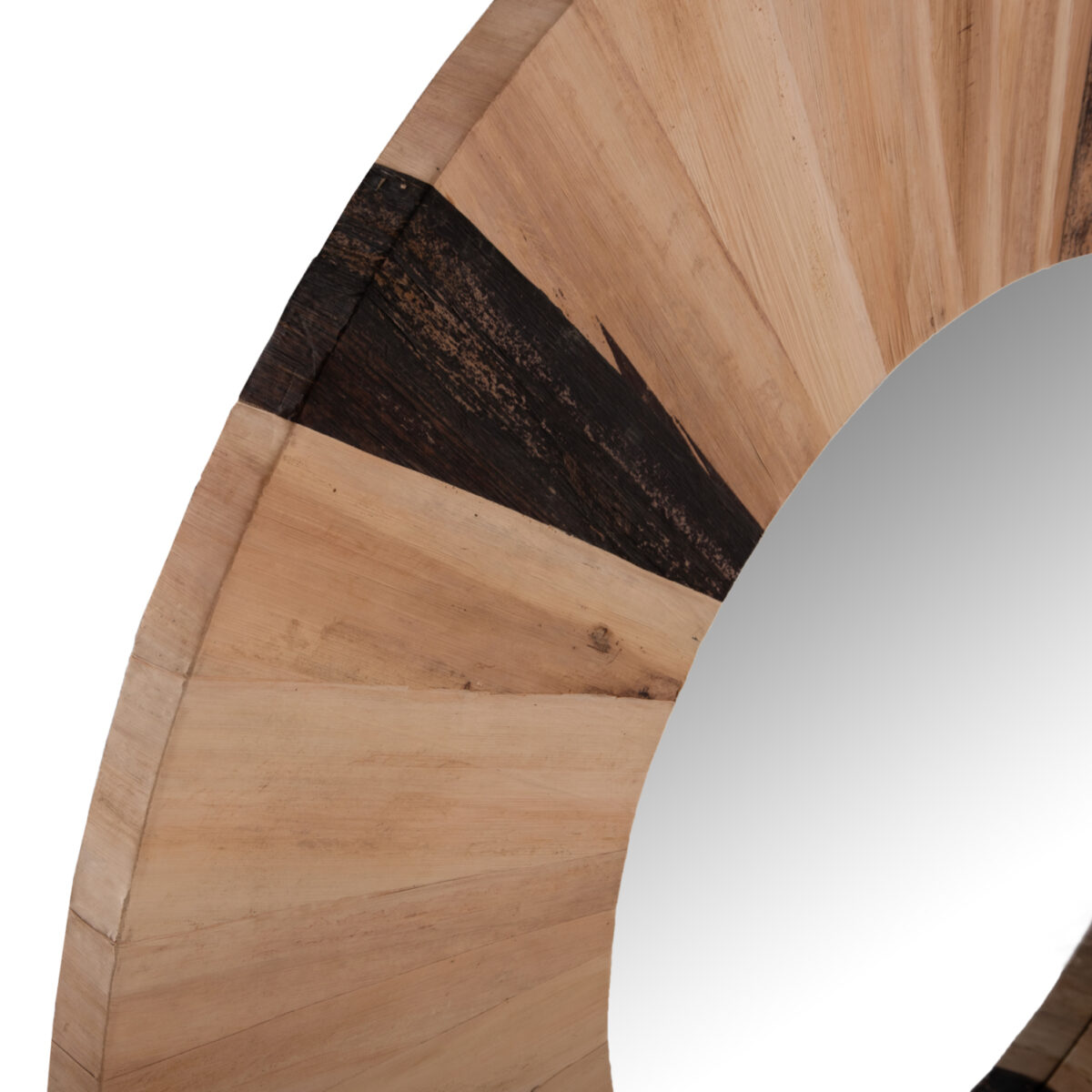 ΚΑΘΡΕΠΤΗΣ ΤΟΙΧΟΥ ΣΤΡΟΓΓΥΛΟΣ HM7839 ΠΛΑΙΣΙΟ ΙΝΕΣ ΦΟΙΝΙΚΑ ΦΥΣΙΚΟ ΧΡΩΜΑ Φ120x4εκ. - Image 4