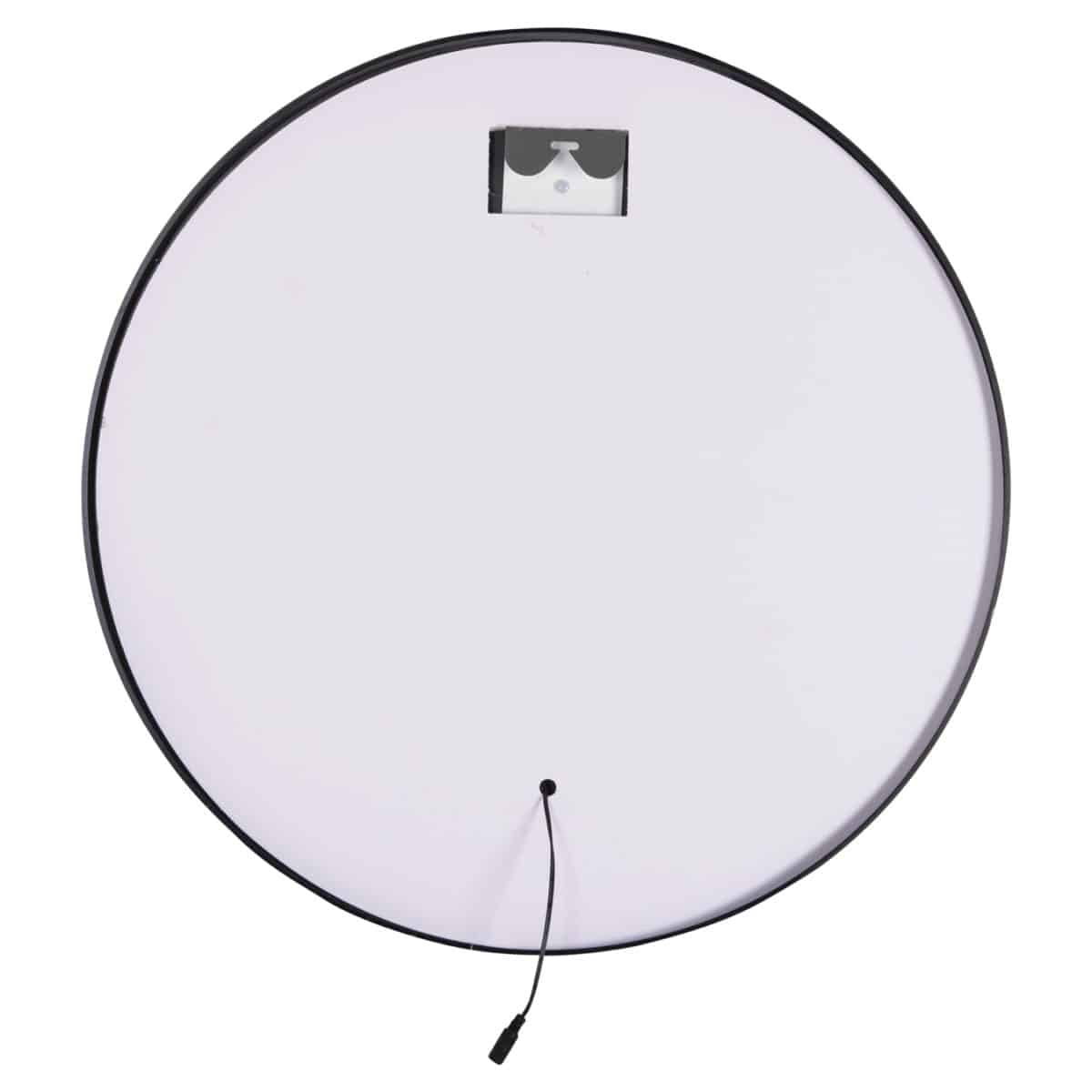 ΚΑΘΡΕΠΤΗΣ ΤΟΙΧΟΥ ΣΤΡΟΓΓΥΛΟΣ HM9579.01 ΑΛΟΥΜΙΝΙΟ ΣΕ ΜΑΥΡΟ-ΦΩΤΙΣΜΟΣ LED Φ60x3εκ. - Image 4