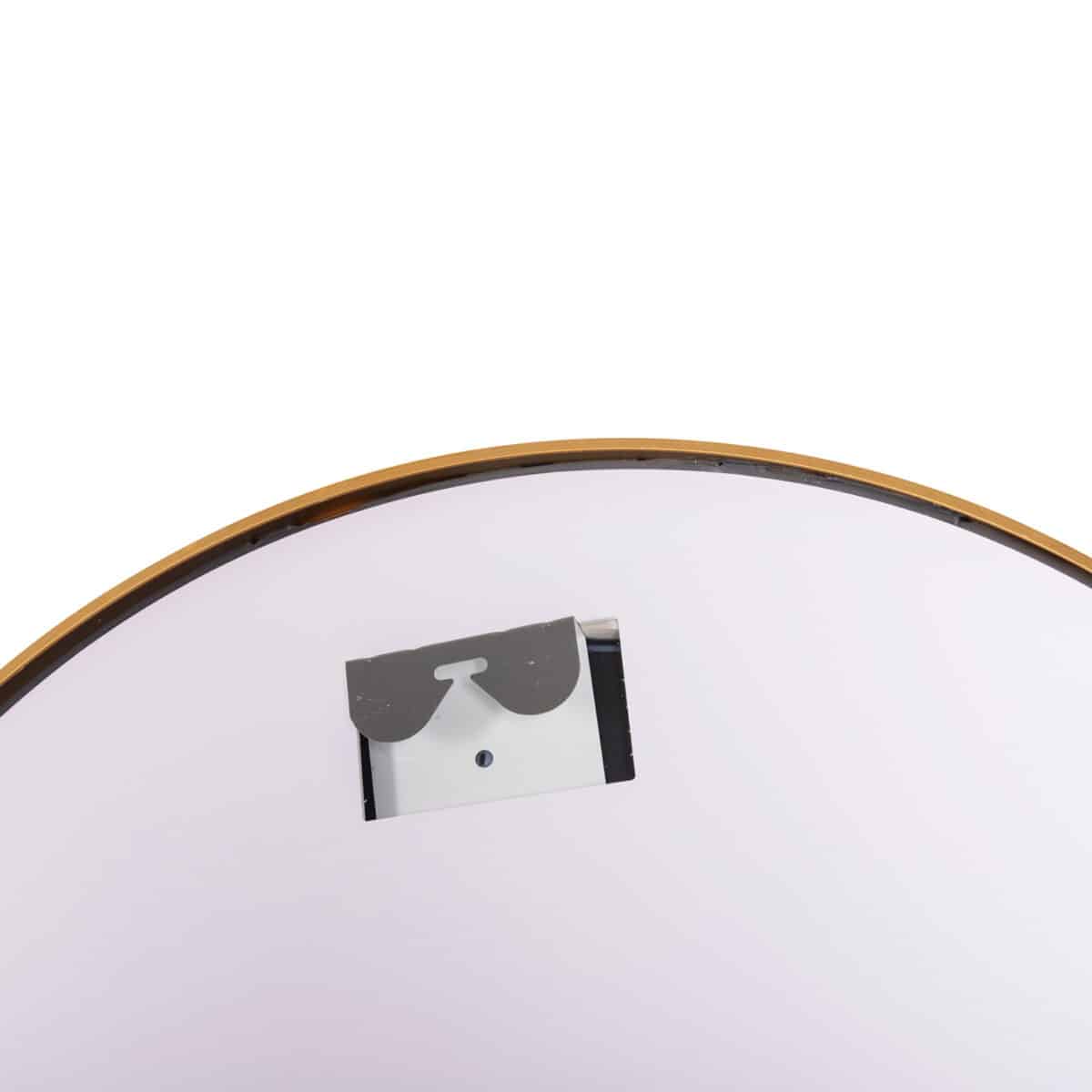 ΚΑΘΡΕΠΤΗΣ ΤΟΙΧΟΥ ΣΤΡΟΓΓΥΛΟΣ HM9580.30 ΑΛΟΥΜΙΝΙΟ ΣΕ ΧΡΥΣΟ-ΦΩΤΙΣΜΟΣ LED Φ60x3εκ. - Image 6