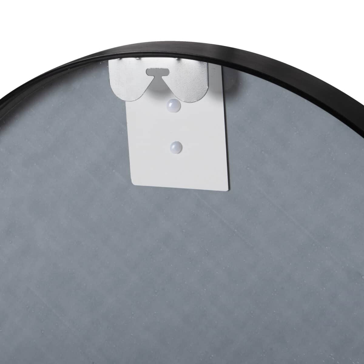 ΚΑΘΡΕΠΤΗΣ ΤΟΙΧΟΥ ΣΤΡΟΓΓΥΛΟΣ HM9582.01 ΣΚΕΛΕΤΟΣ ΑΛΟΥΜΙΝΙΟΥ ΣΕ ΜΑΥΡΟ ΧΡΩΜΑ Φ50x3 εκ. - Image 4