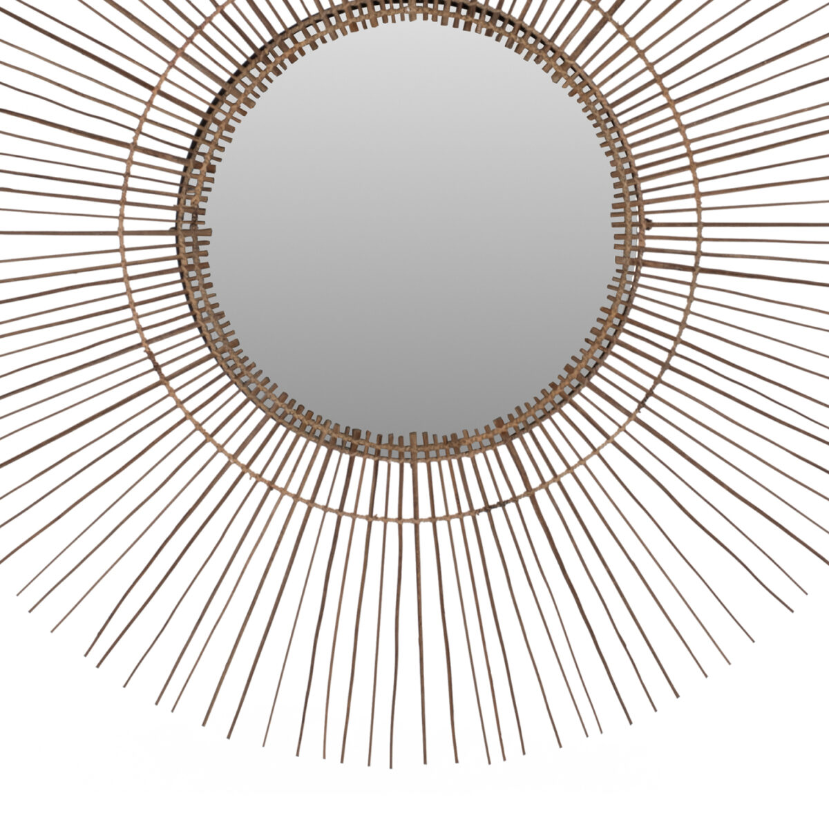 ΚΑΘΡΕΠΤΗΣ ΤΟΙΧΟΥ ΣΤΡΟΓΓΥΛΟΣ ΜΕ STICKS ΚΟΚΟΦΟΙΝΙΚΑ ΣΕ ΦΥΣΙΚΟ 120x4x120Yεκ.HM7732 - Image 3