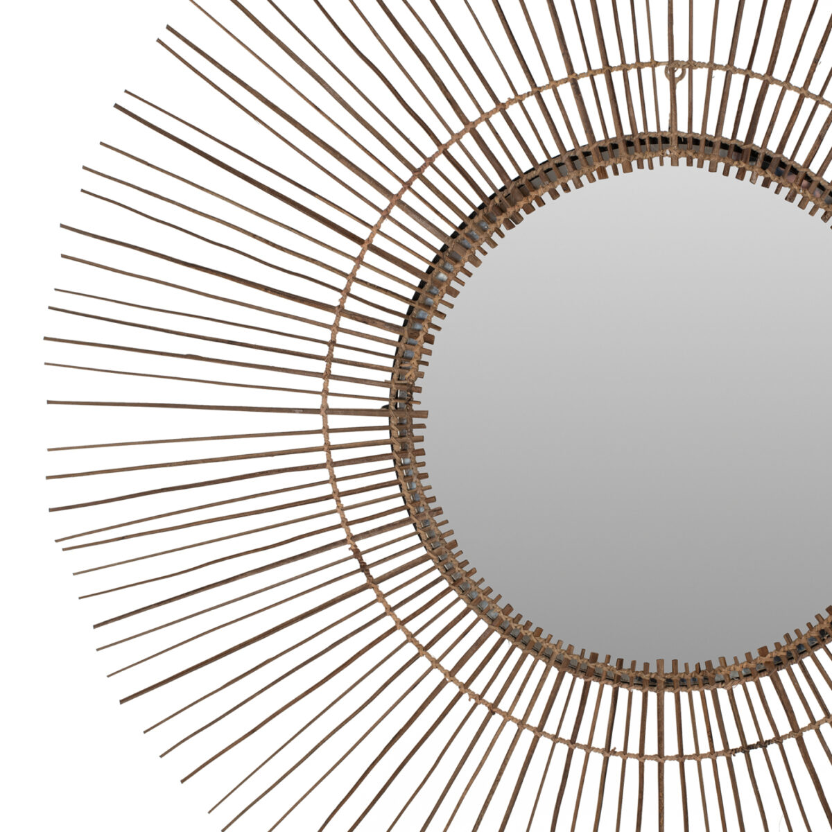 ΚΑΘΡΕΠΤΗΣ ΤΟΙΧΟΥ ΣΤΡΟΓΓΥΛΟΣ ΜΕ STICKS ΚΟΚΟΦΟΙΝΙΚΑ ΣΕ ΦΥΣΙΚΟ 120x4x120Yεκ.HM7732 - Image 4